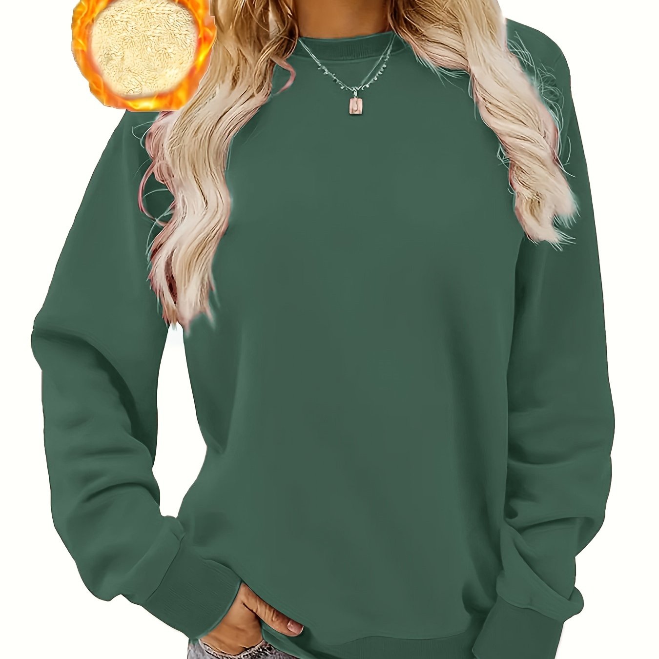 Mila - Winter Pullover Thermal Sweatshirt
