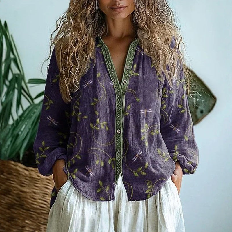 Ambre™ Vintage Foliage Blouse