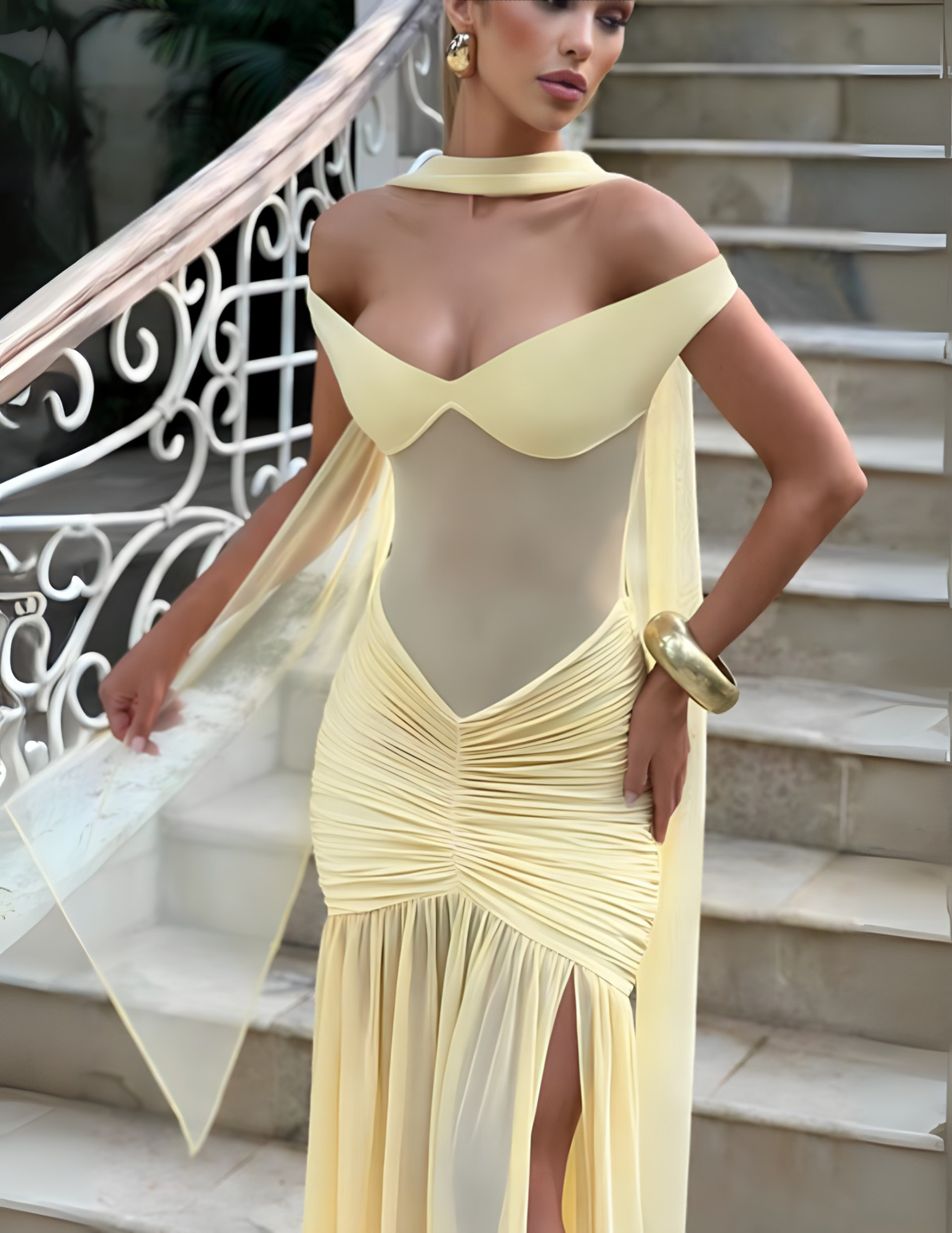 ALESSIA MAXI DRESS - OLIVE