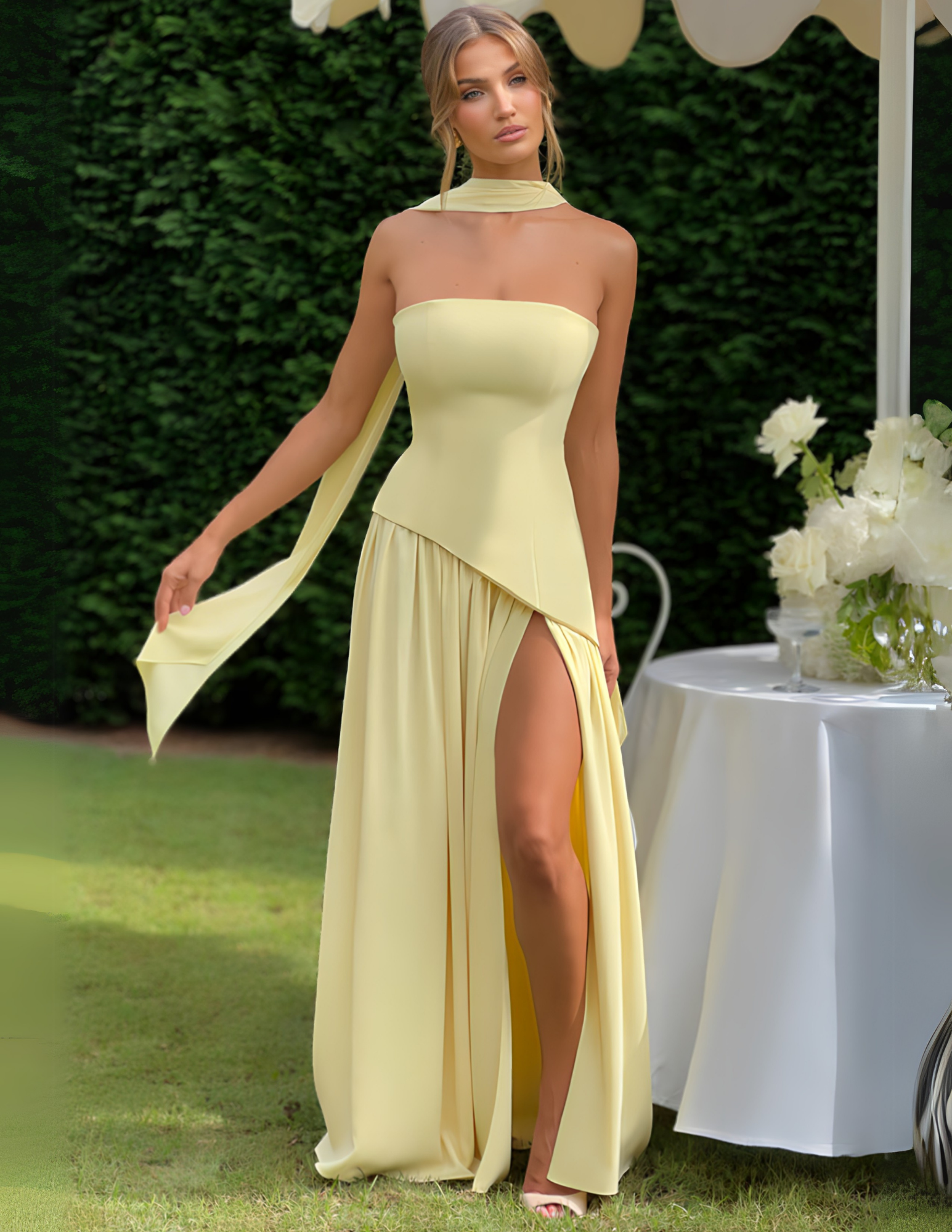 LIBERTY MAXI DRESS - COFFEE
