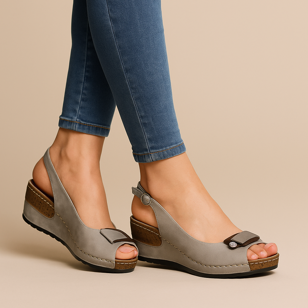 Calivra™ | Stylish Wedge Sandals