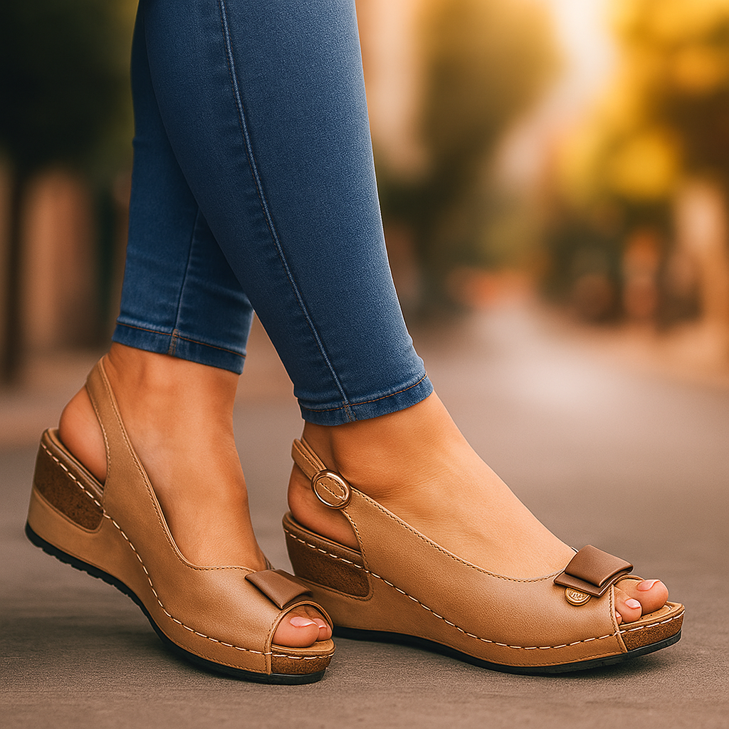 Calivra™ | Stylish Wedge Sandals