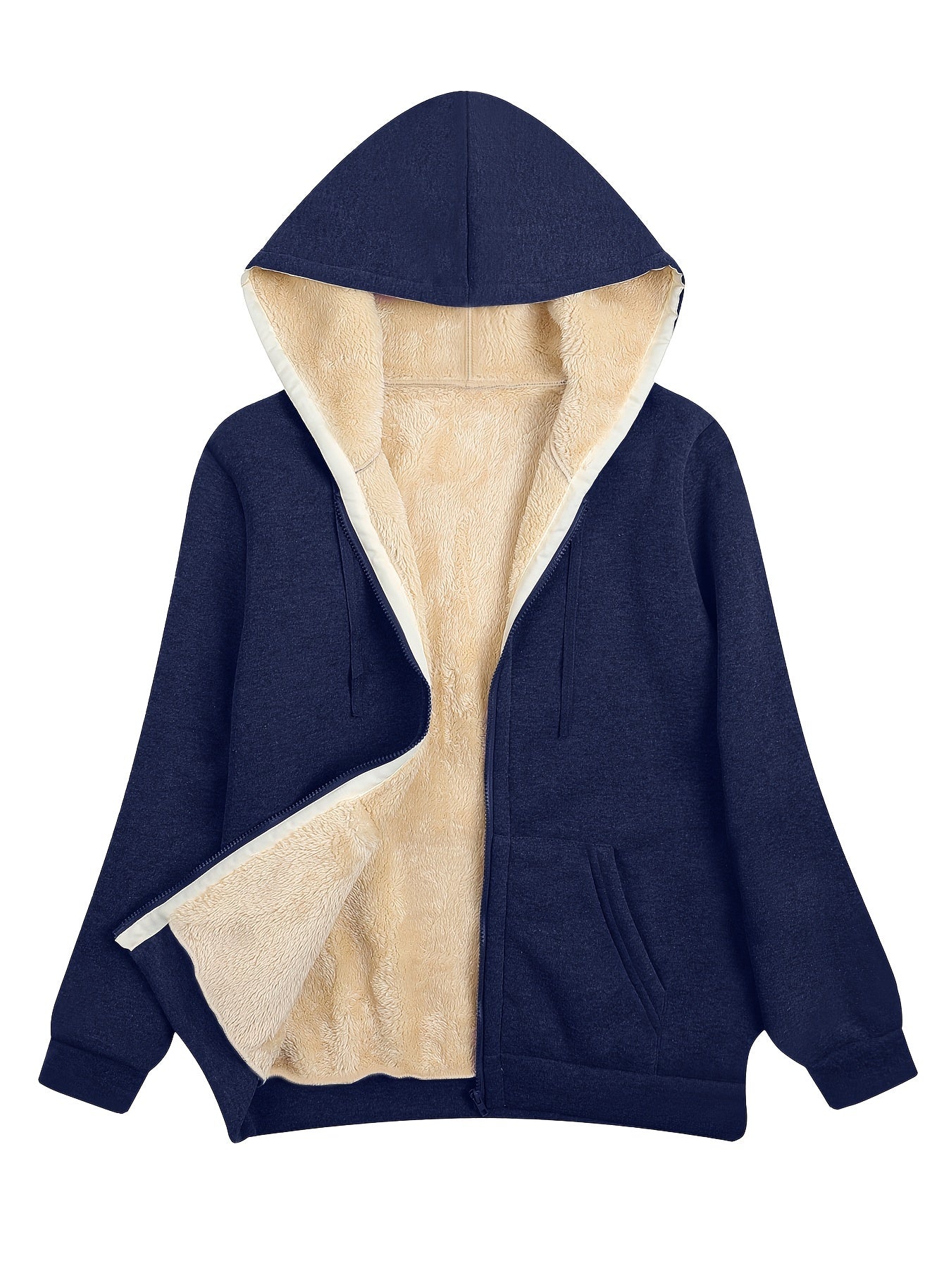Luna - Warm Zip-Up Jacket with Hood