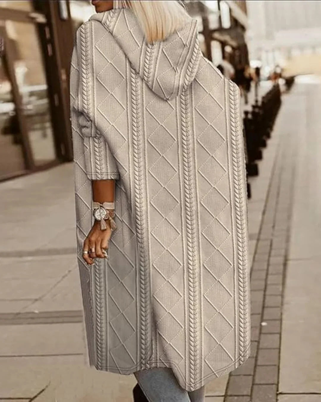 C&G™ | Luxe Longline Hooded Knit