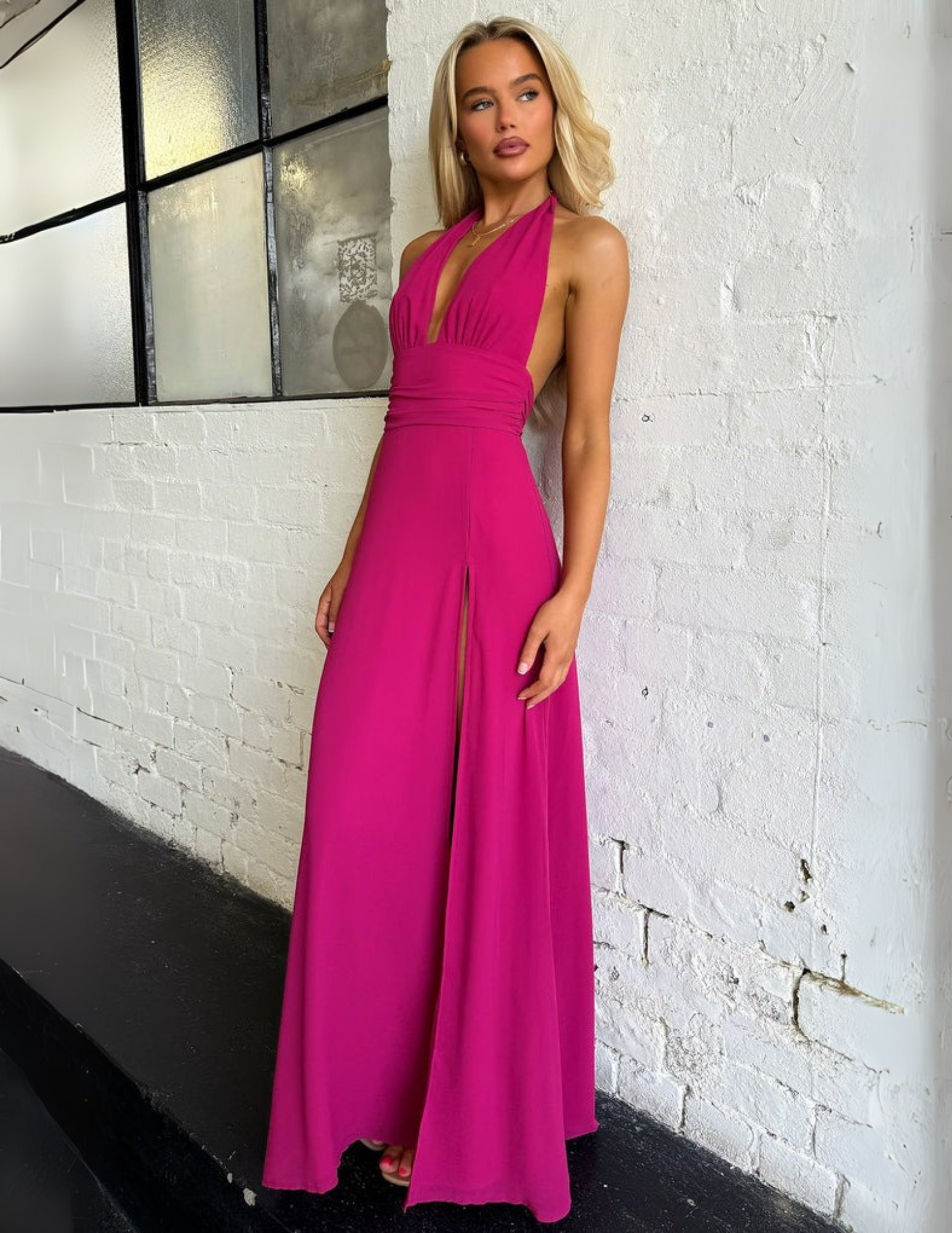 OPHELIA MAXI DRESS - BLUSH