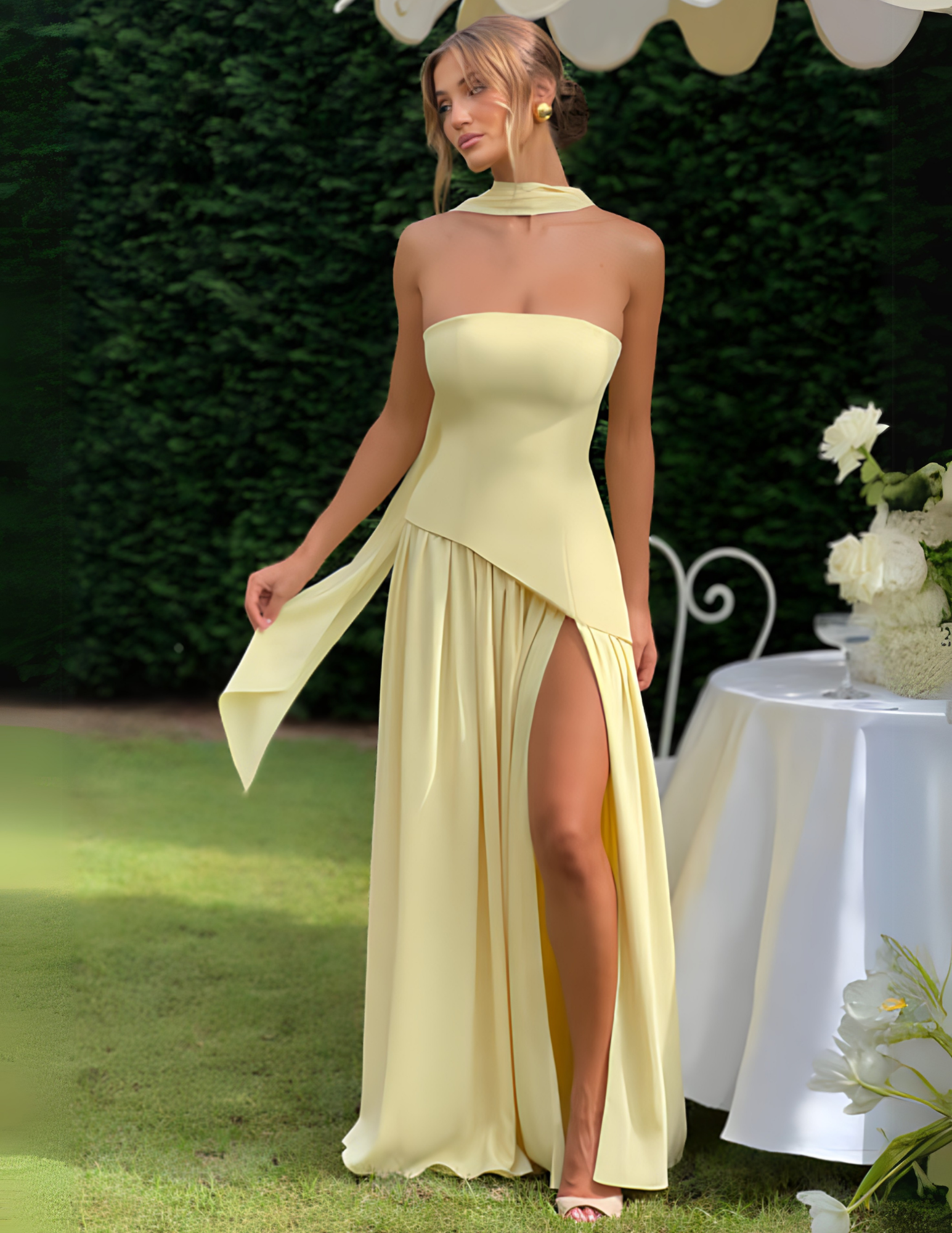 LIBERTY MAXI DRESS - COFFEE
