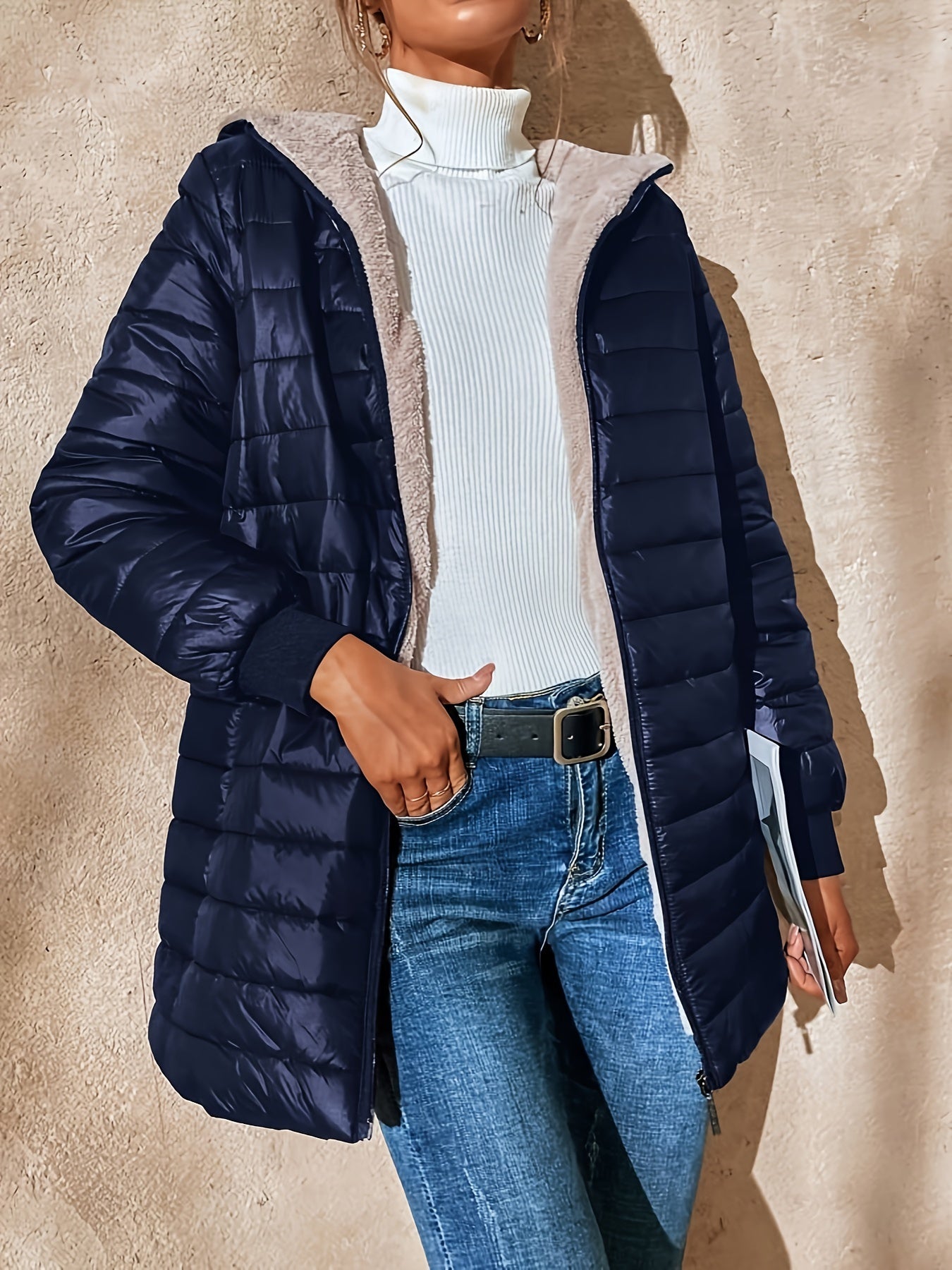 Clara - Warm Winter Hooded Puffer Jacket
