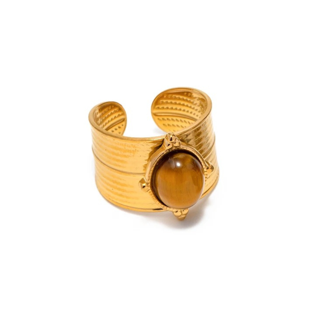 Brown Stone Ring