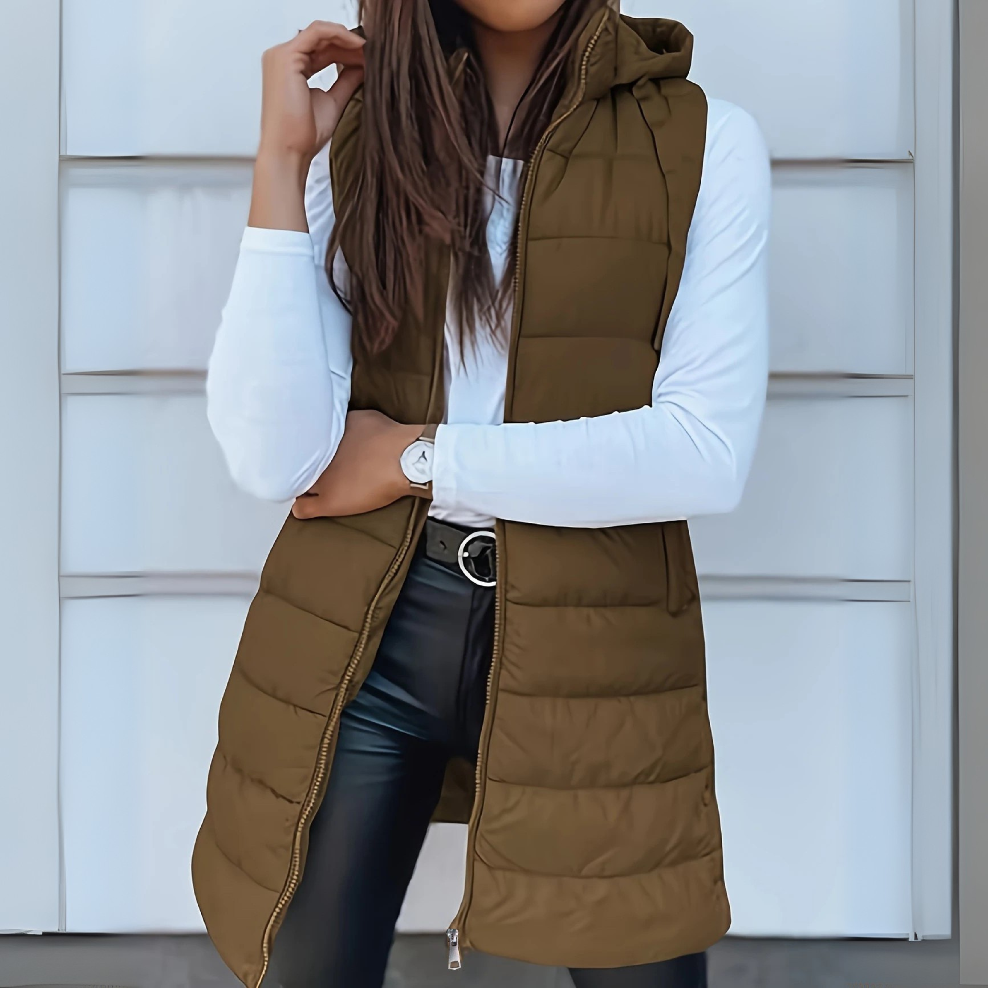 Rain - Long Puffer Vest