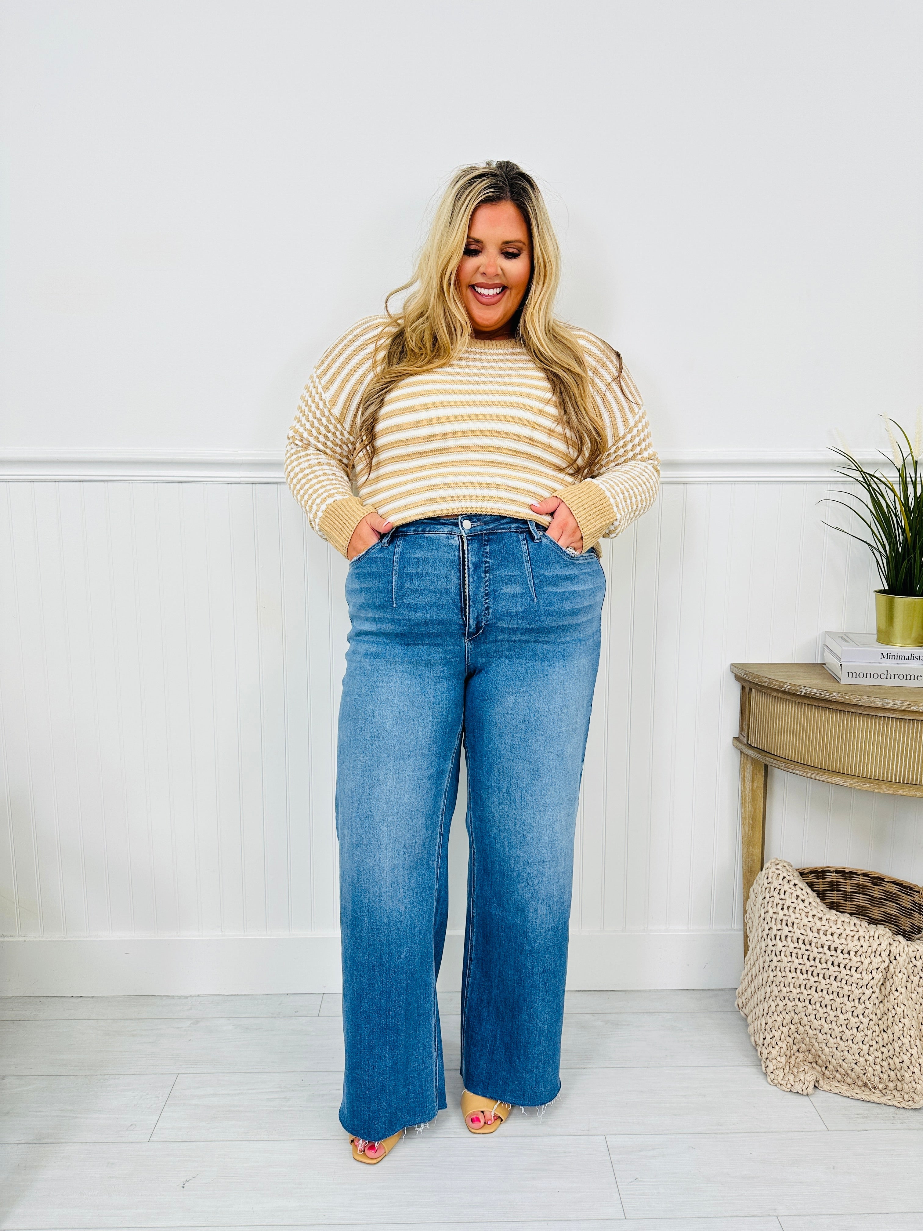 Chloe | Slimming wide leg jeans
