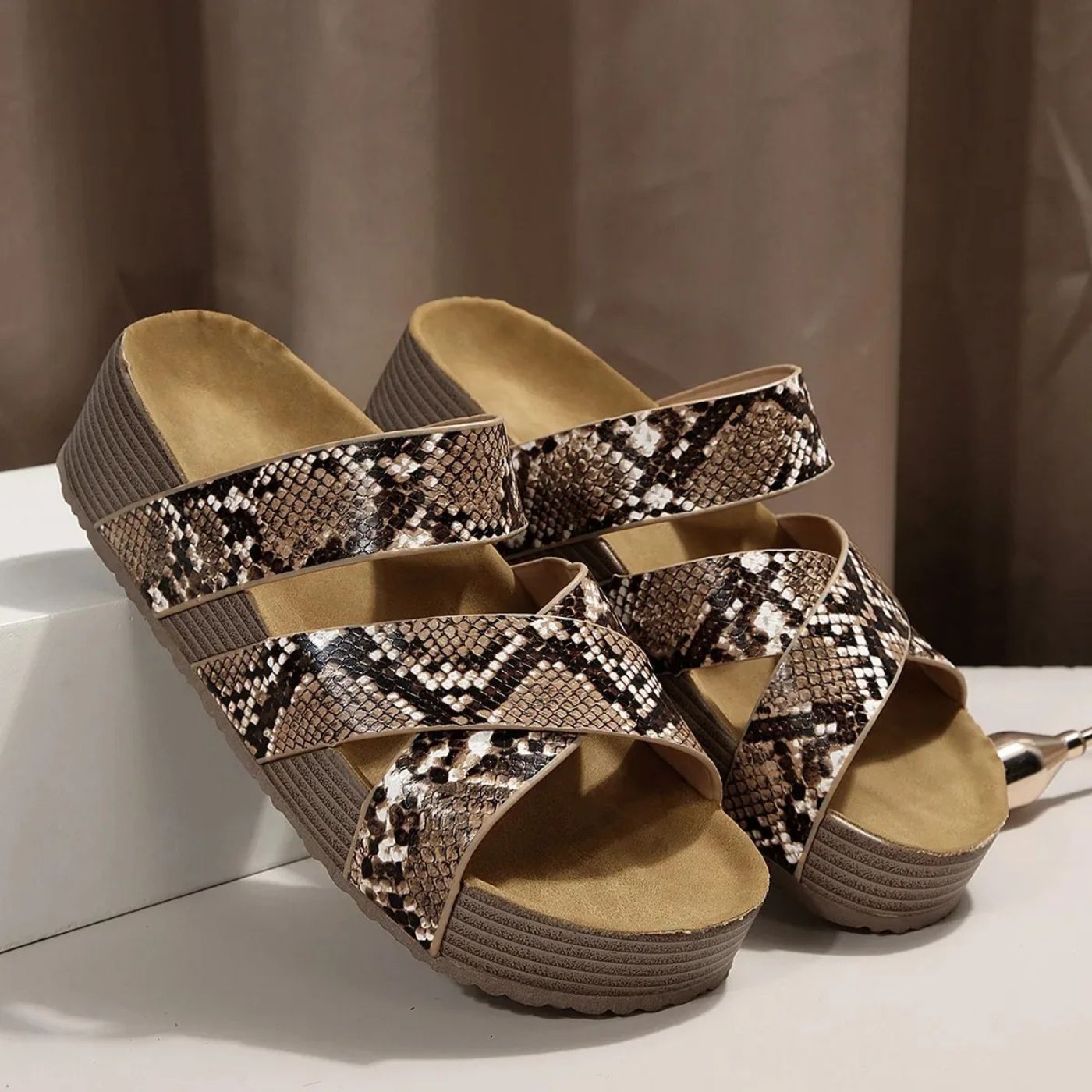 Abigail – Orthopedic Leather Strap Summer Sandals