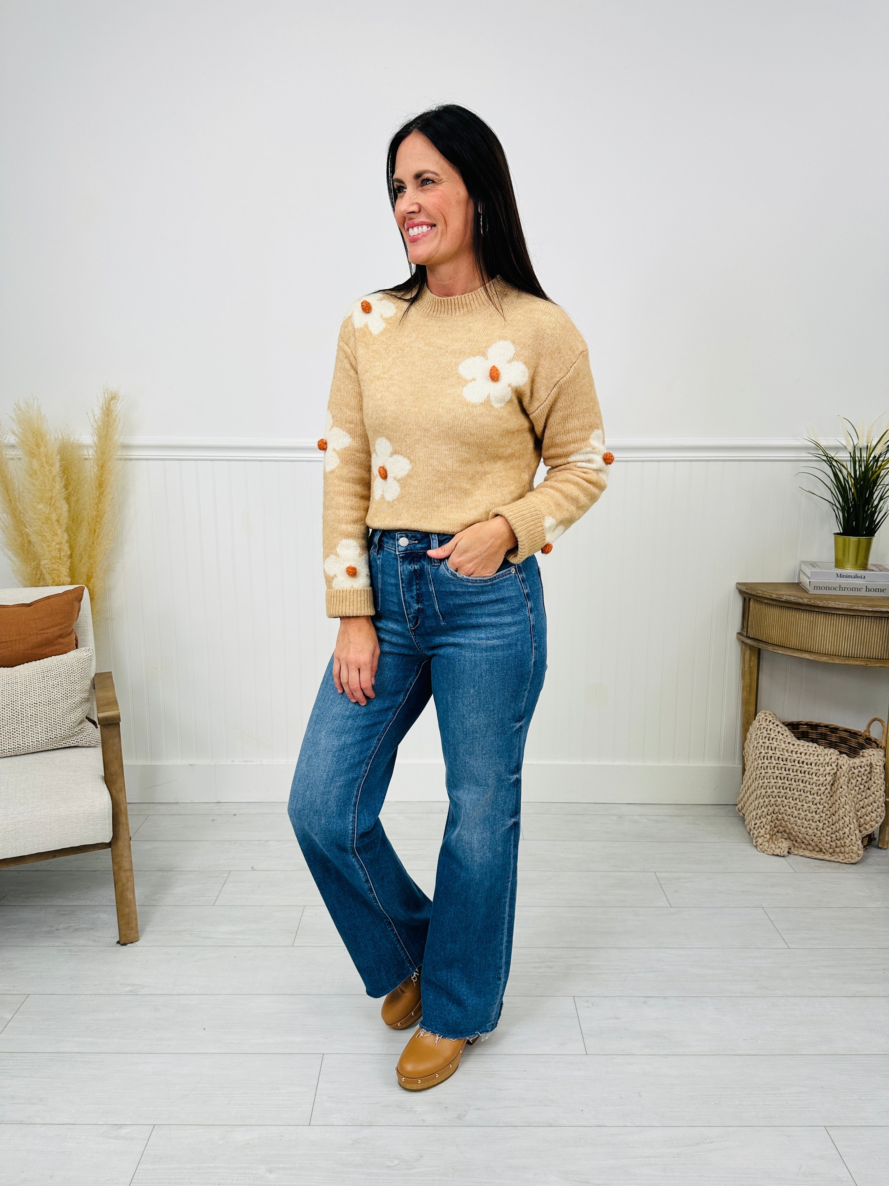 Chloe | Slimming wide leg jeans