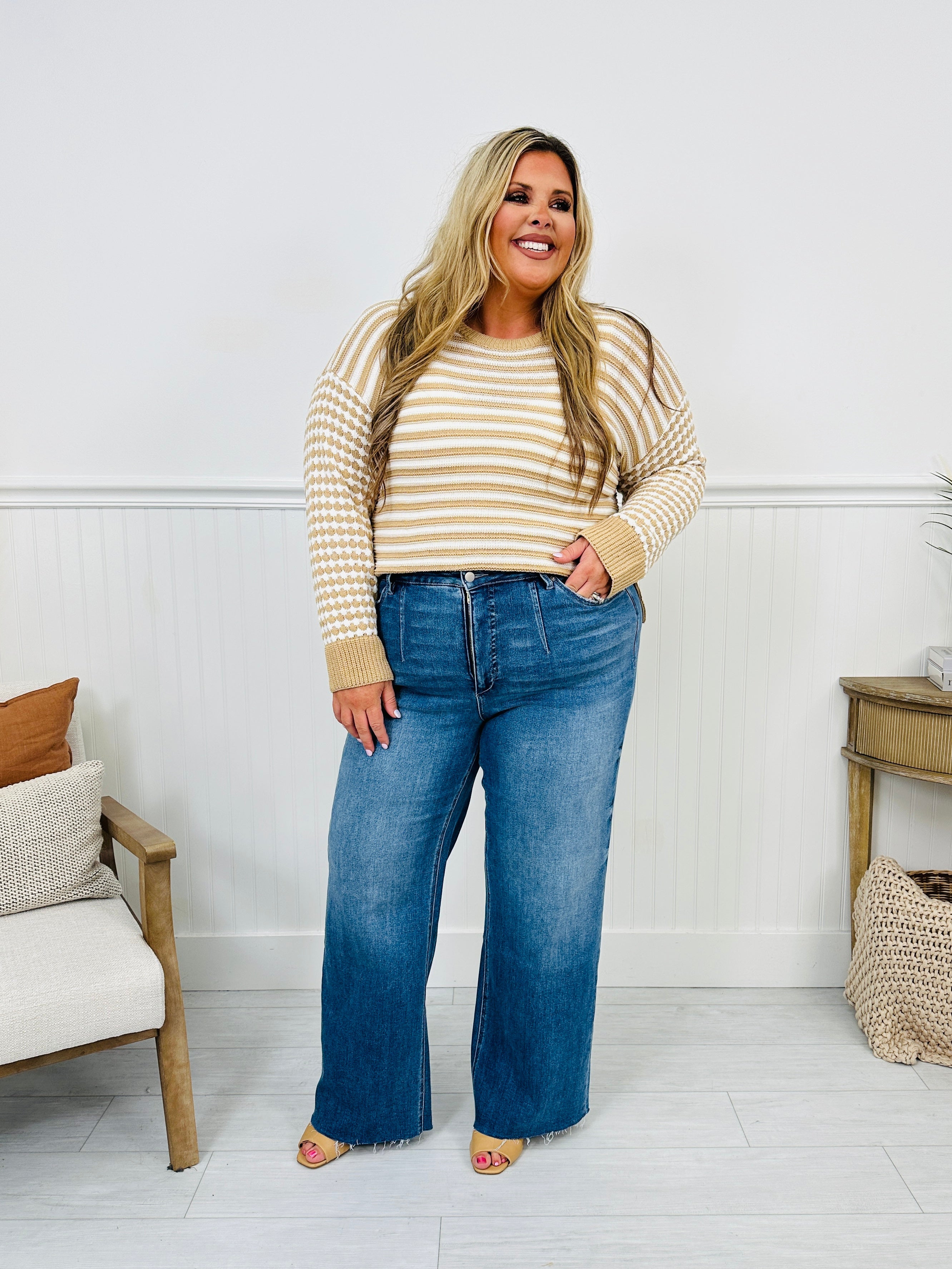 Chloe | Slimming wide leg jeans