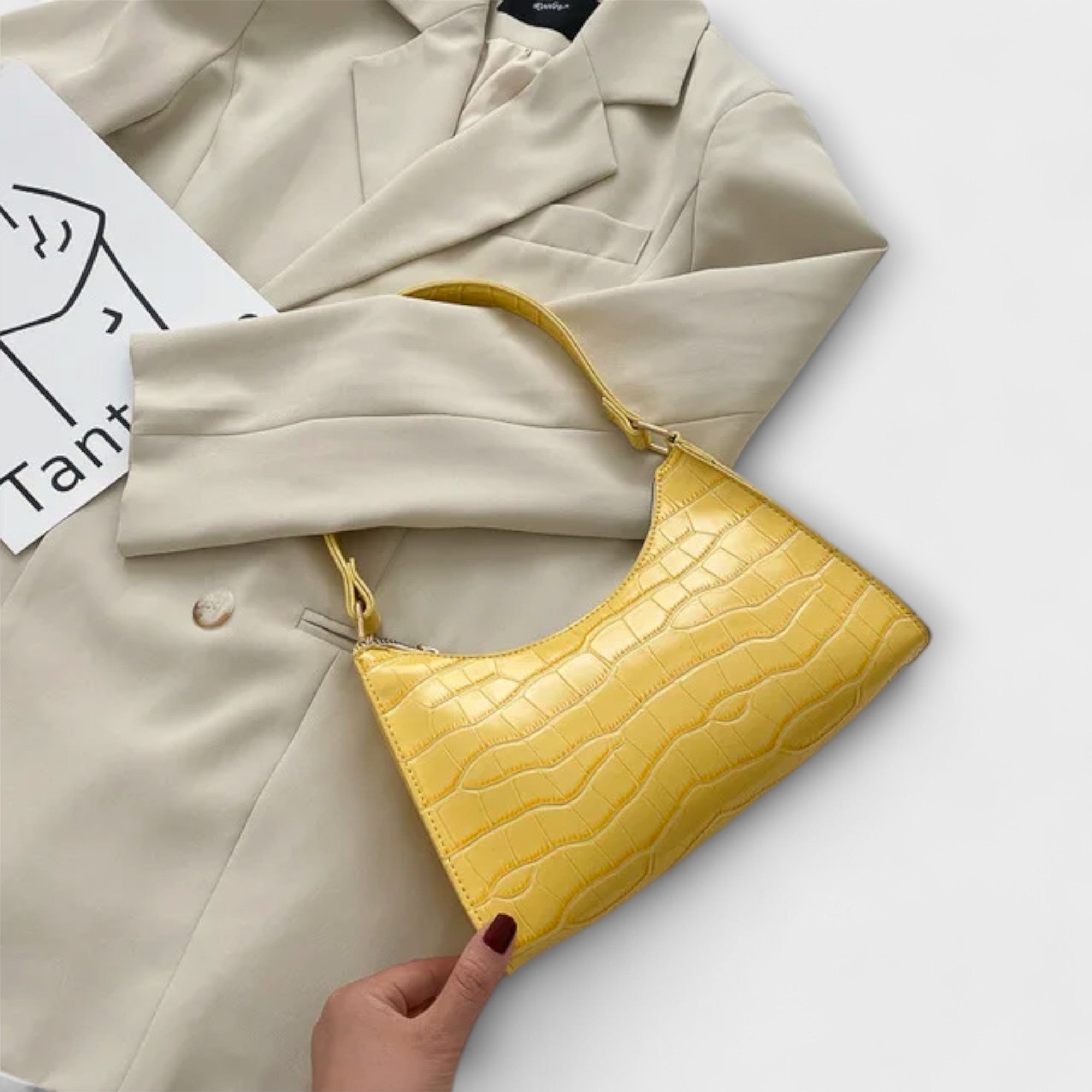 Lublanca - Shiny Leather Bag