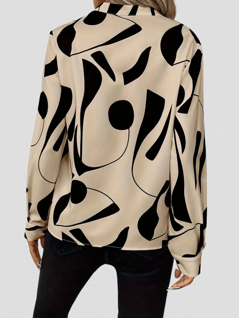 Lyra | Black & White Blouse