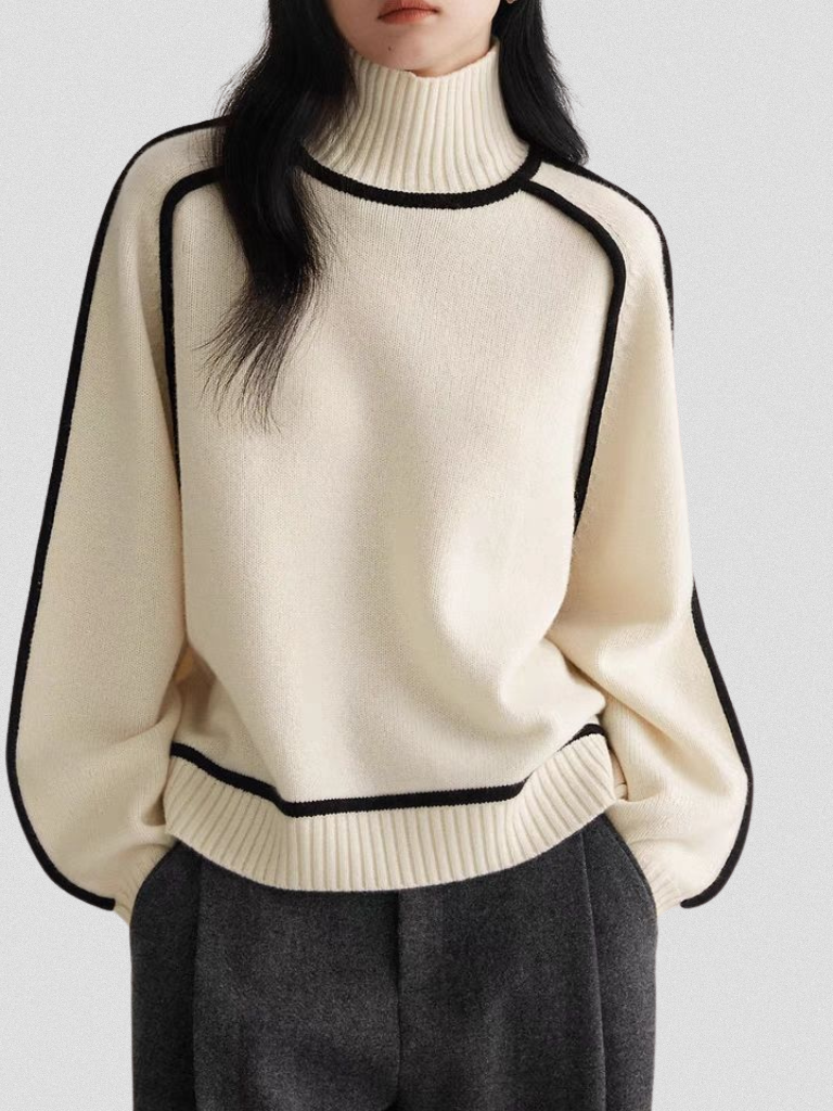 ELOISE CONTRAST SWEATER