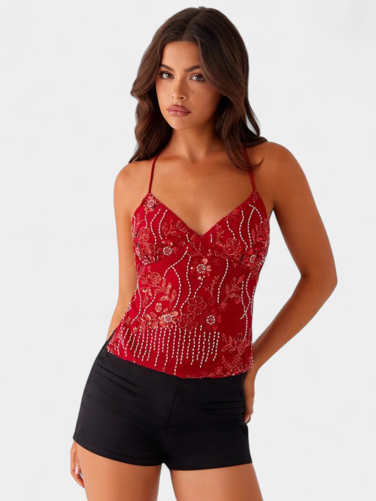 ELLIE SEQUIN TOP