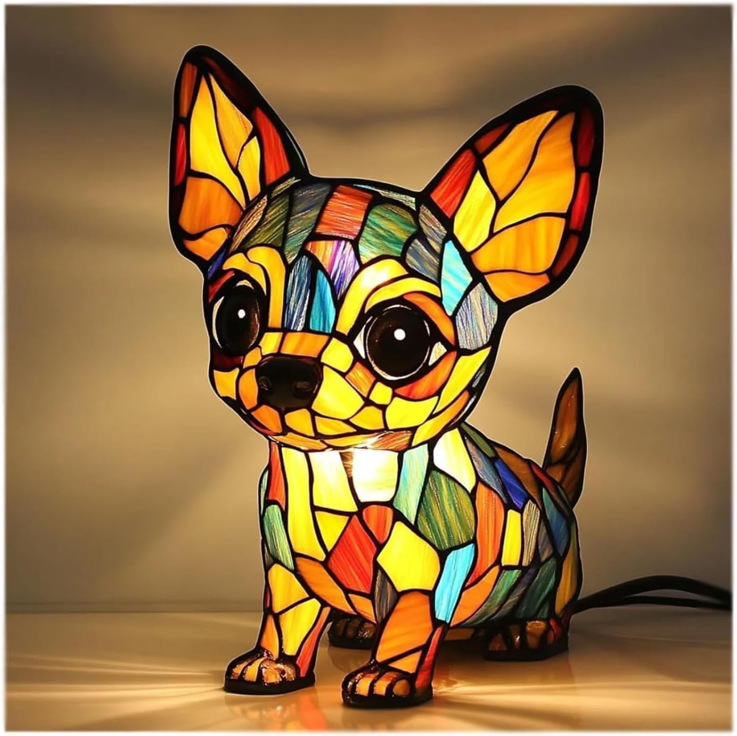Luna | Dog Lamp Magisk in Colored Glass