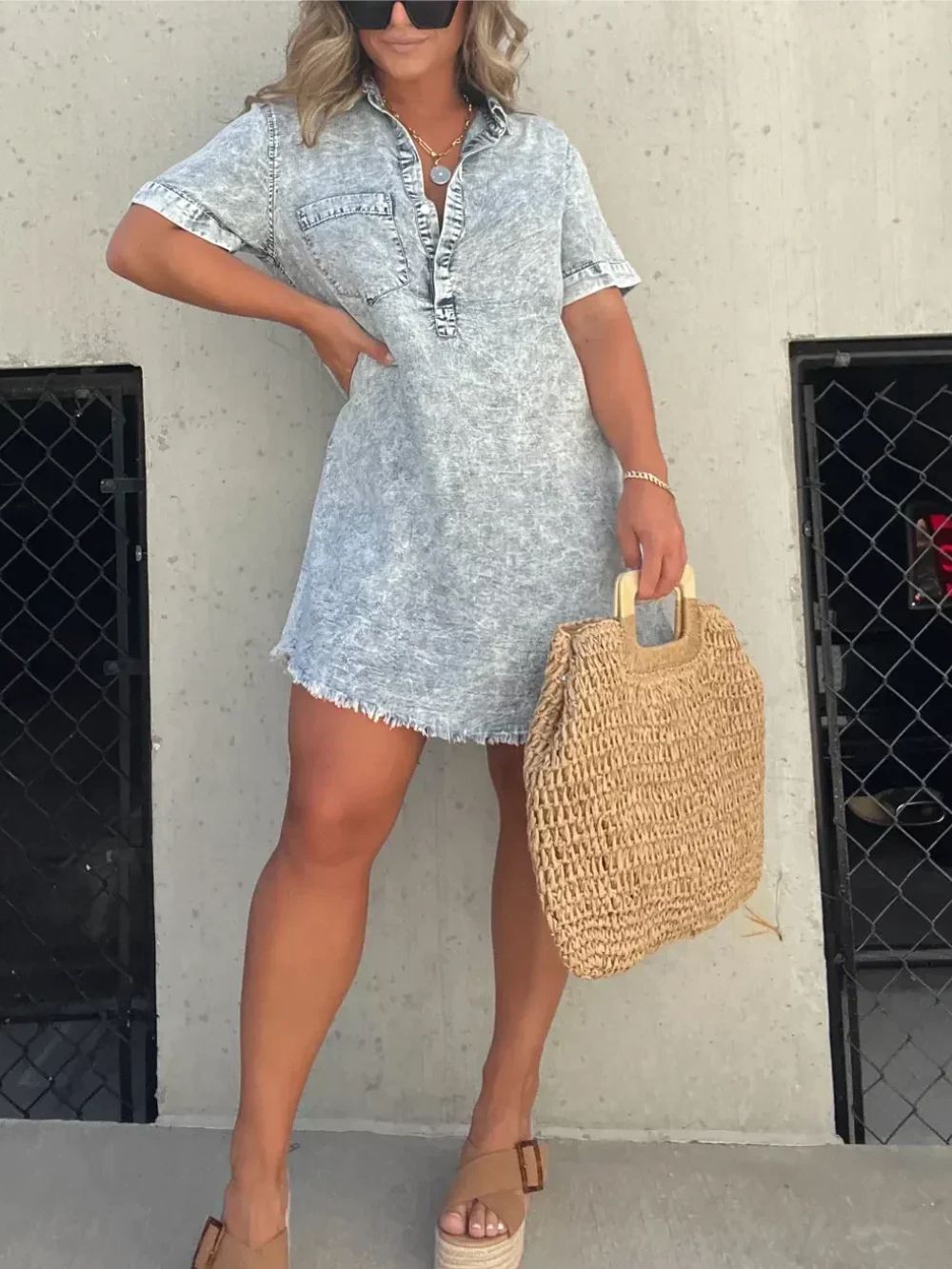 Vera - Denim Shirt Dress