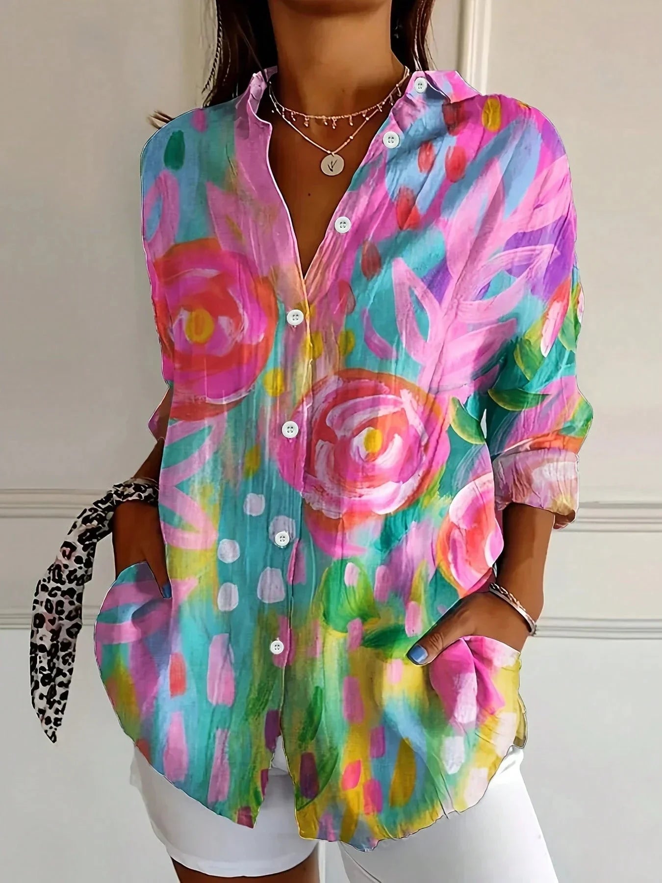 Elara | Vibrant Charm Top