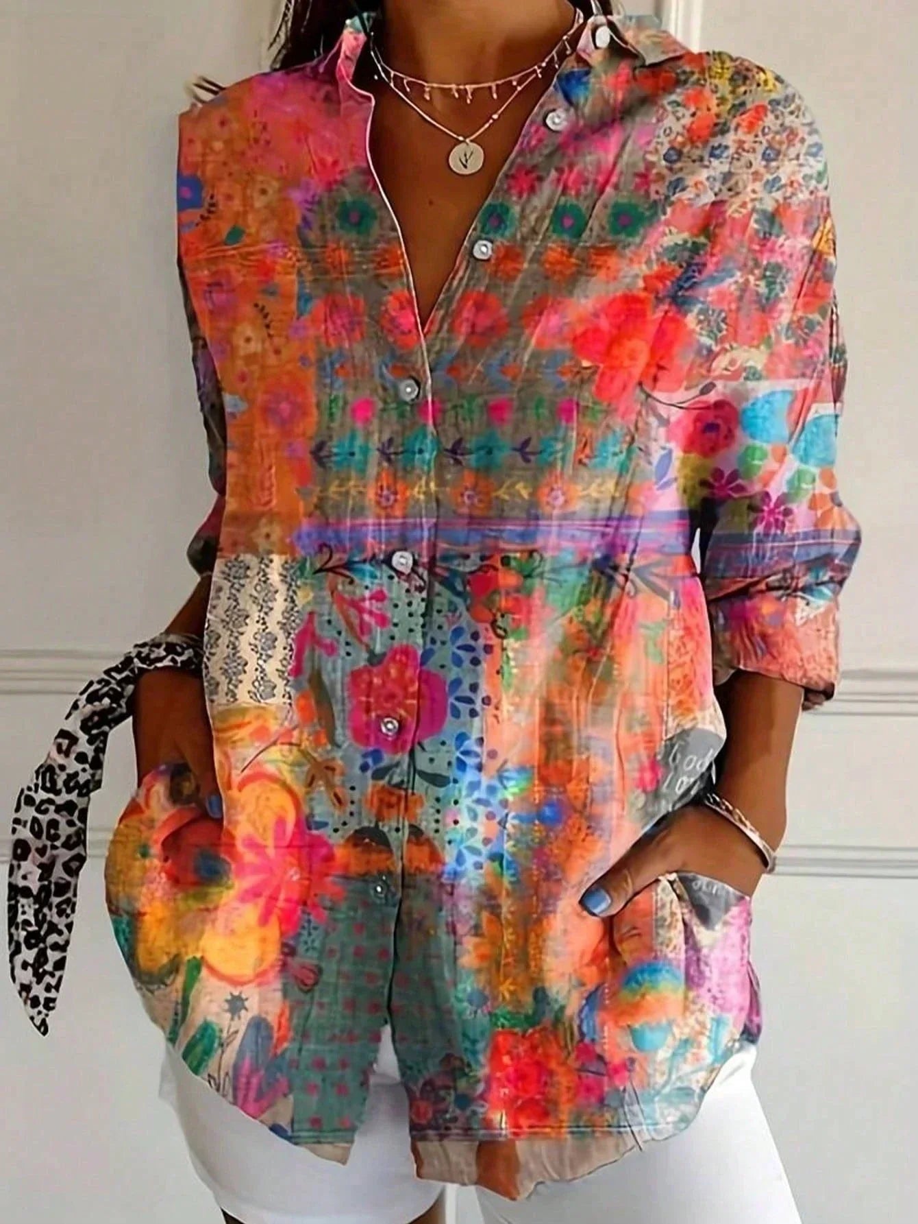 Elara | Vibrant Charm Top