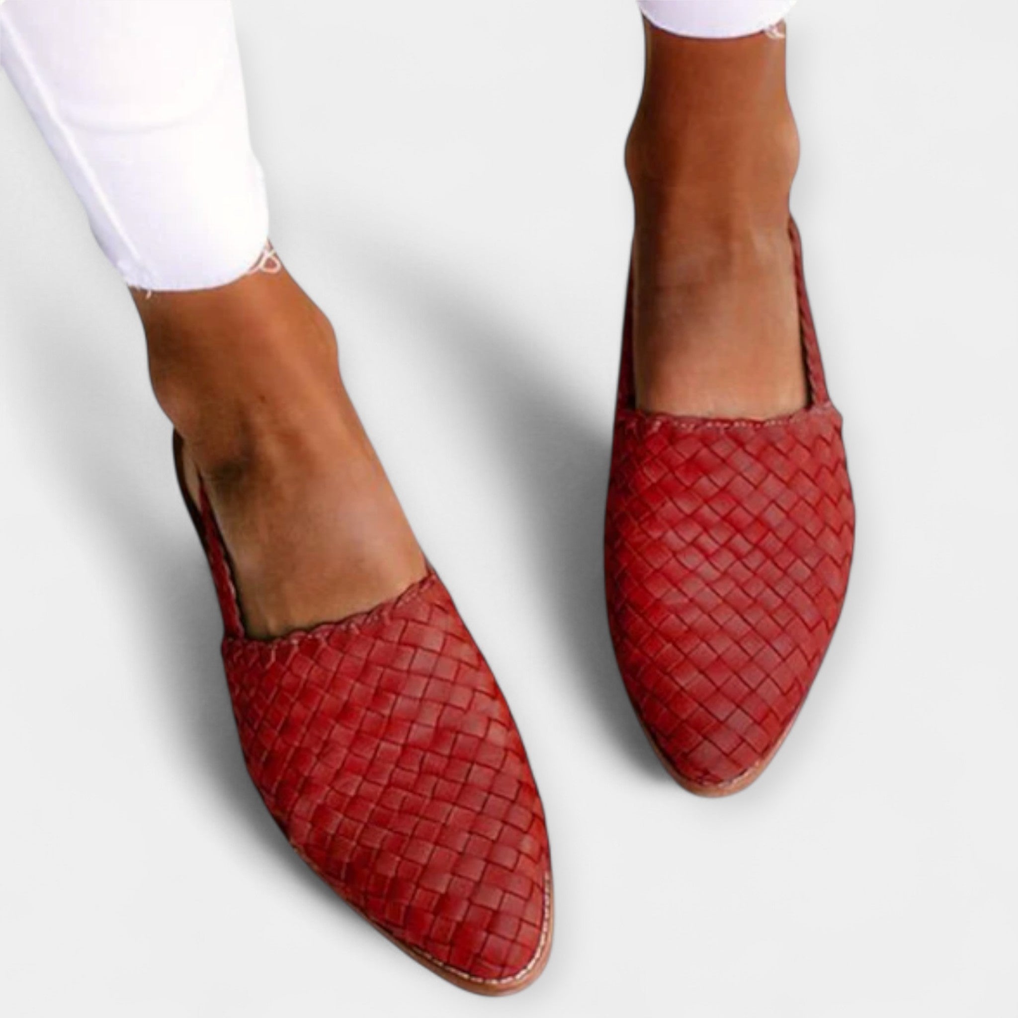 Rosenwyn - Slip-On Buckle Flat Sandals