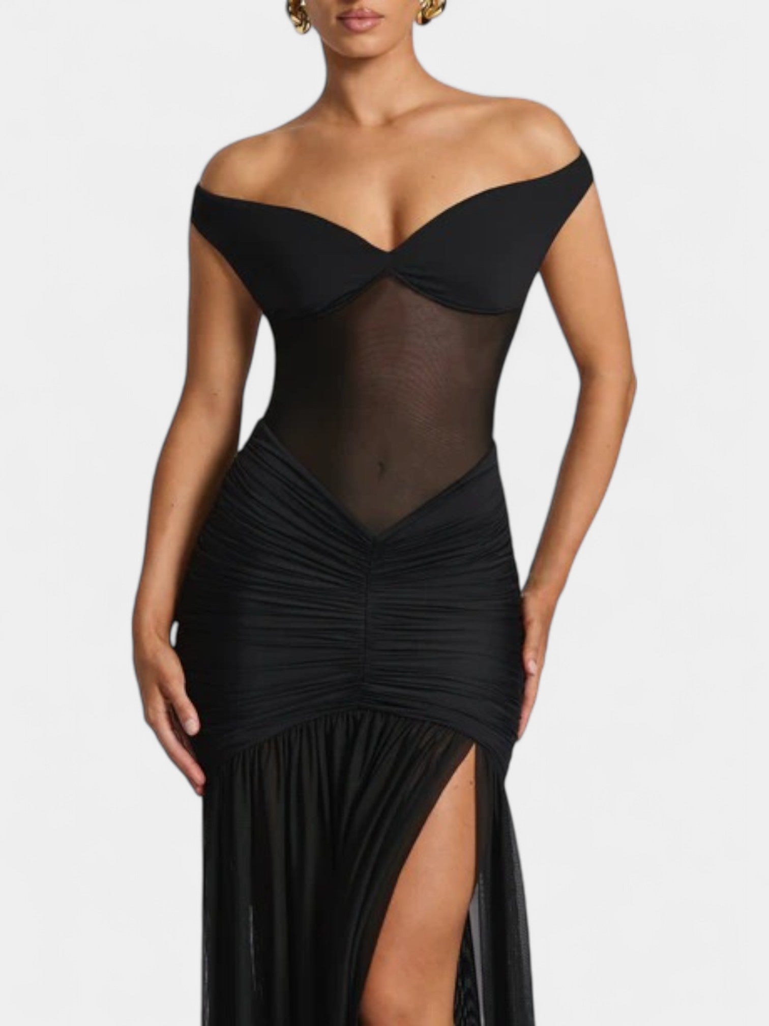 ALESSIA MAXI DRESS - OLIVE