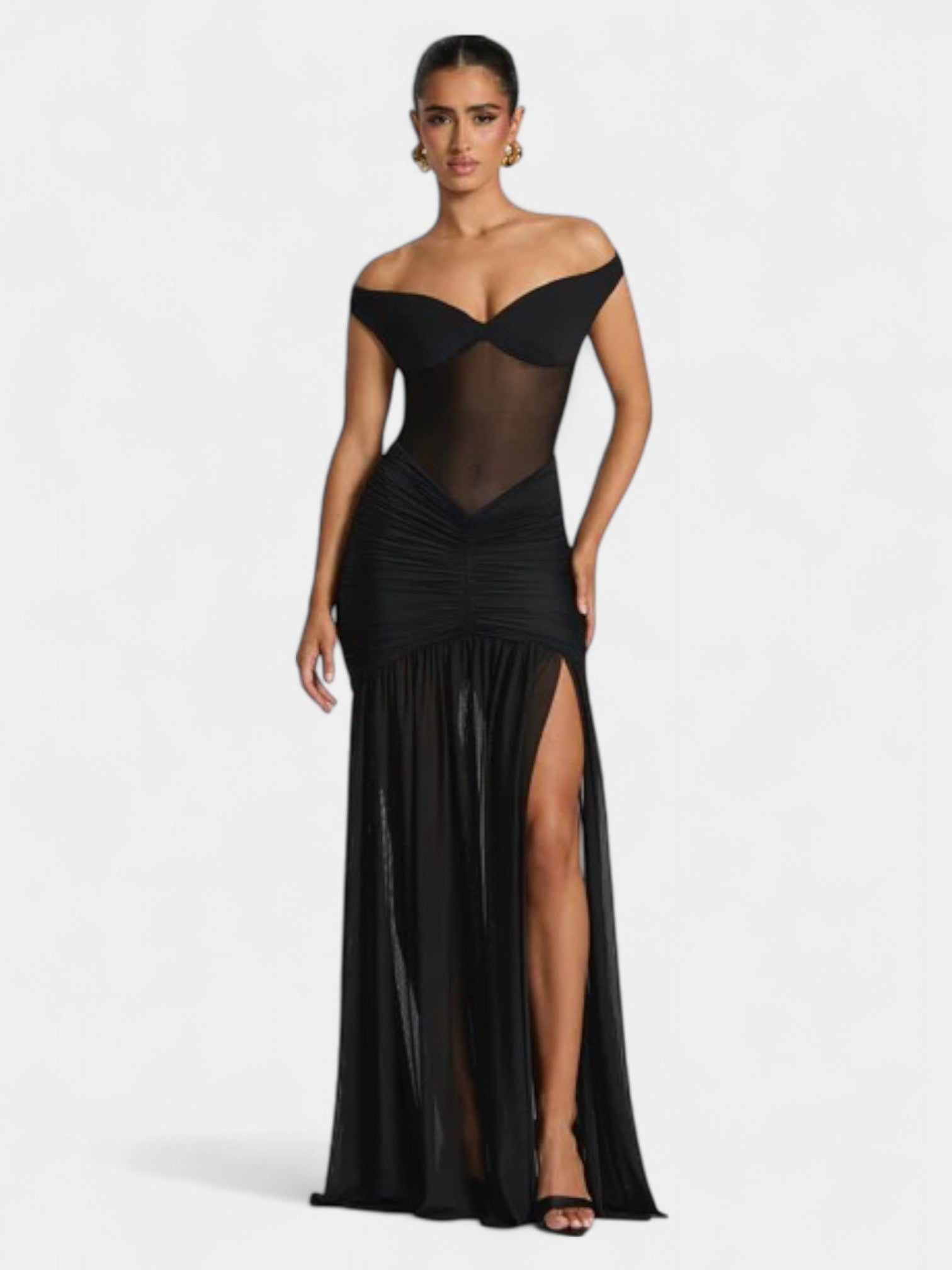 ALESSIA MAXI DRESS - OLIVE