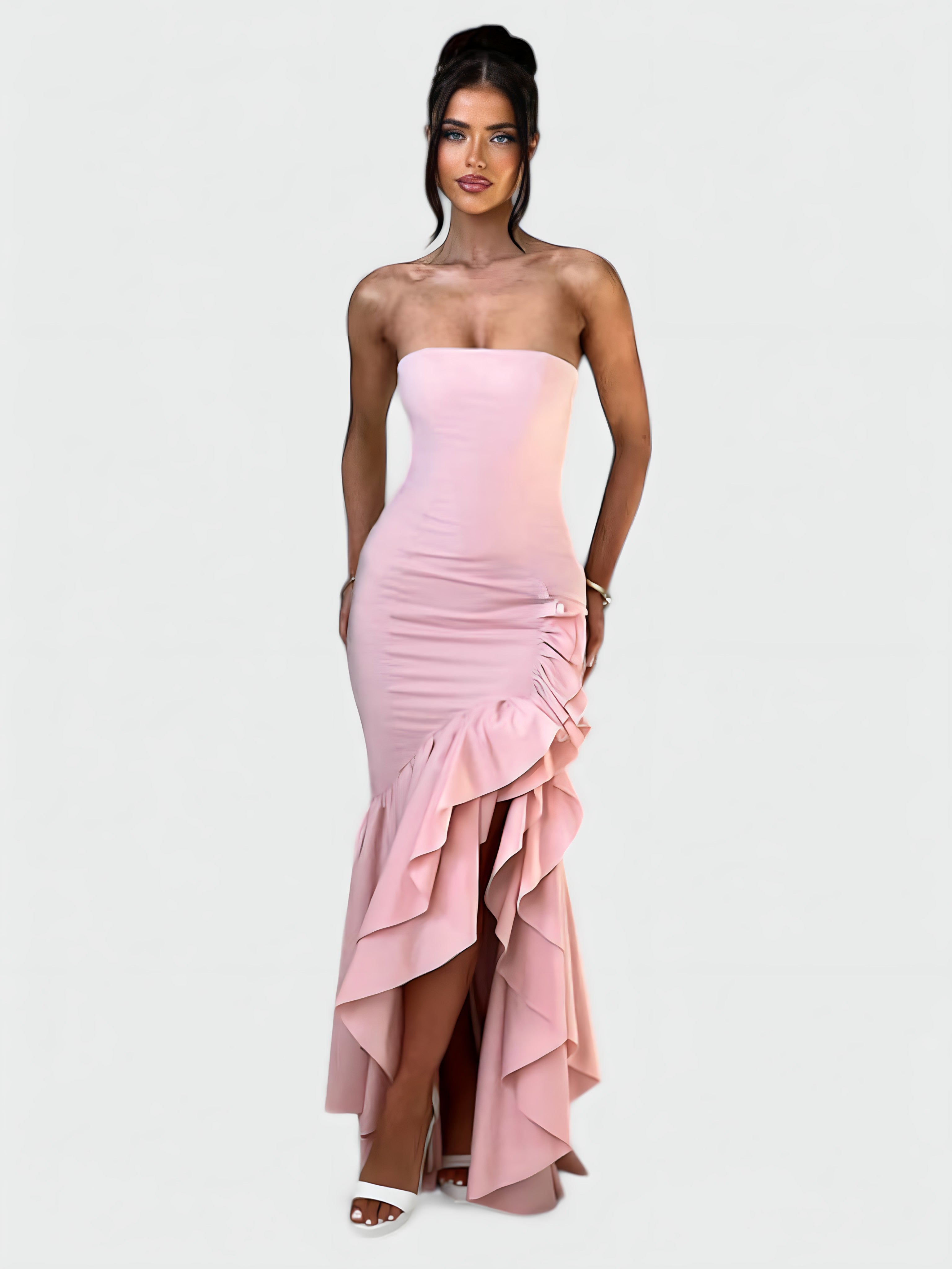 VANESSA MAXI DRESS - LEMON