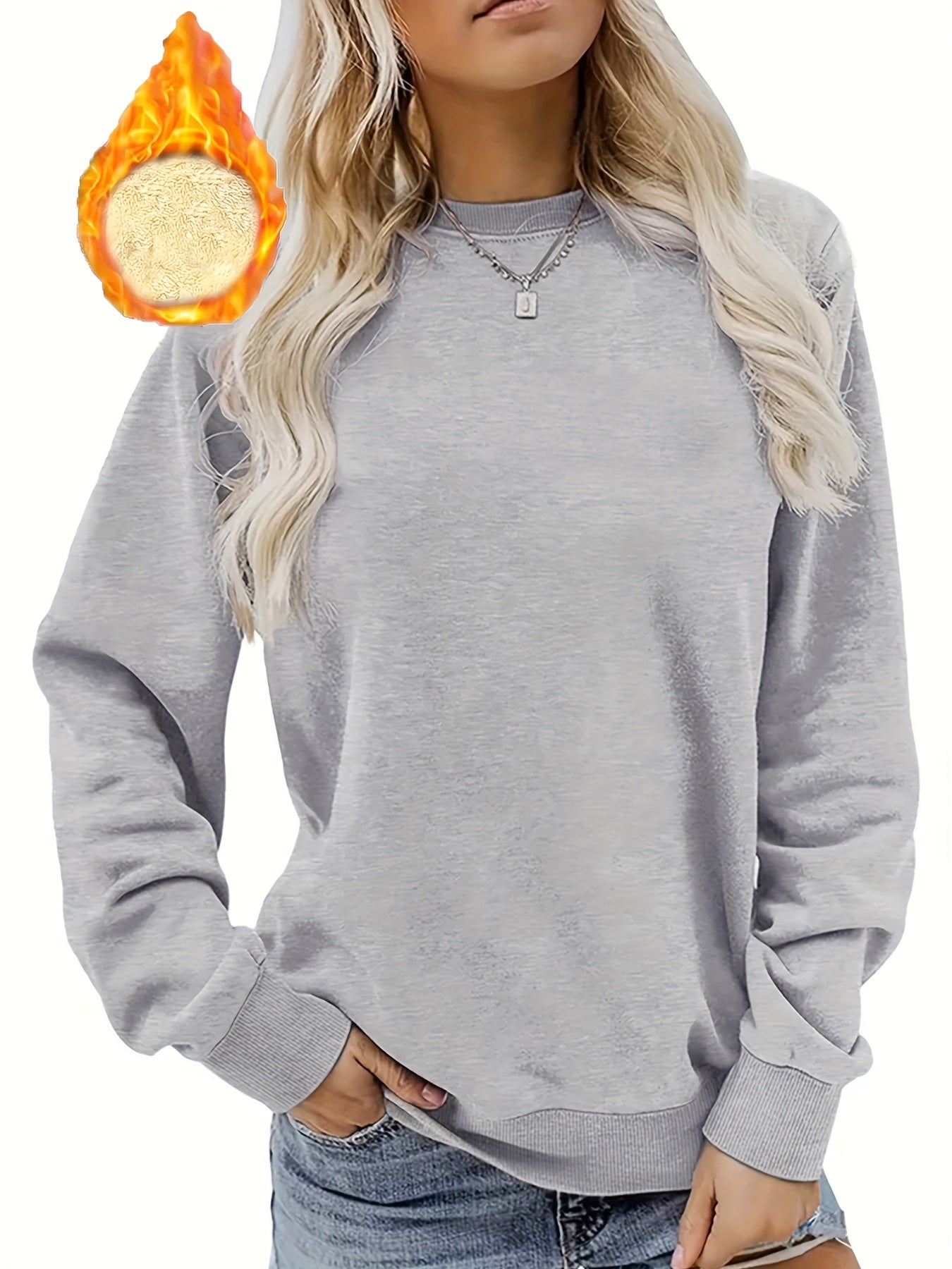 Mila - Winter Pullover Thermal Sweatshirt