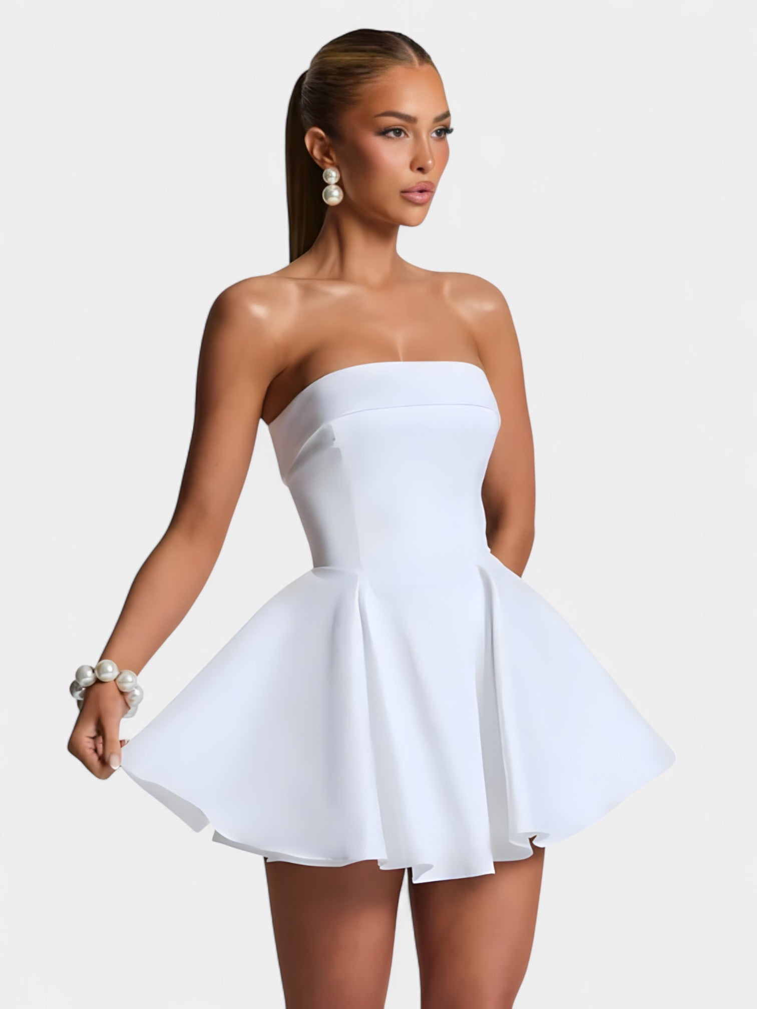 VELINA MINI DRESS - IVORY