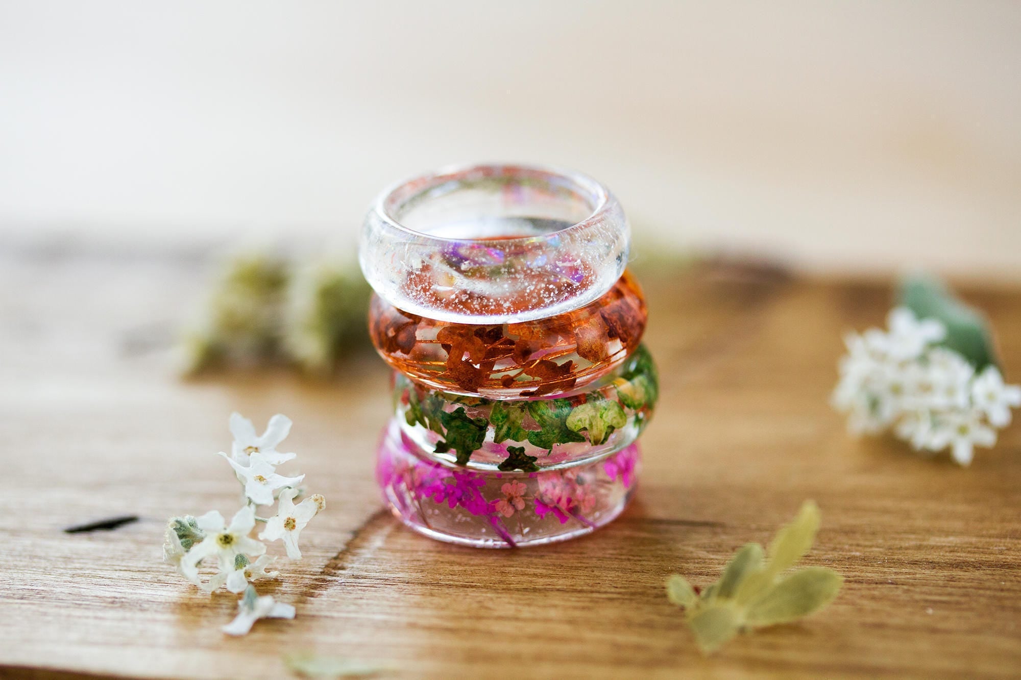 Autumn Resin Ring