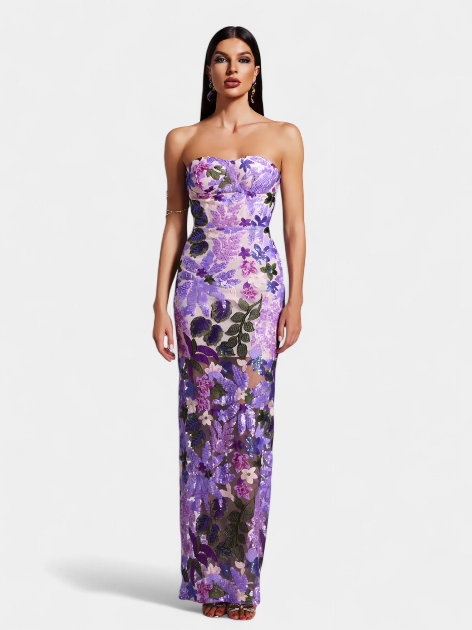 LORETTA MAXI DRESS - EMERALD