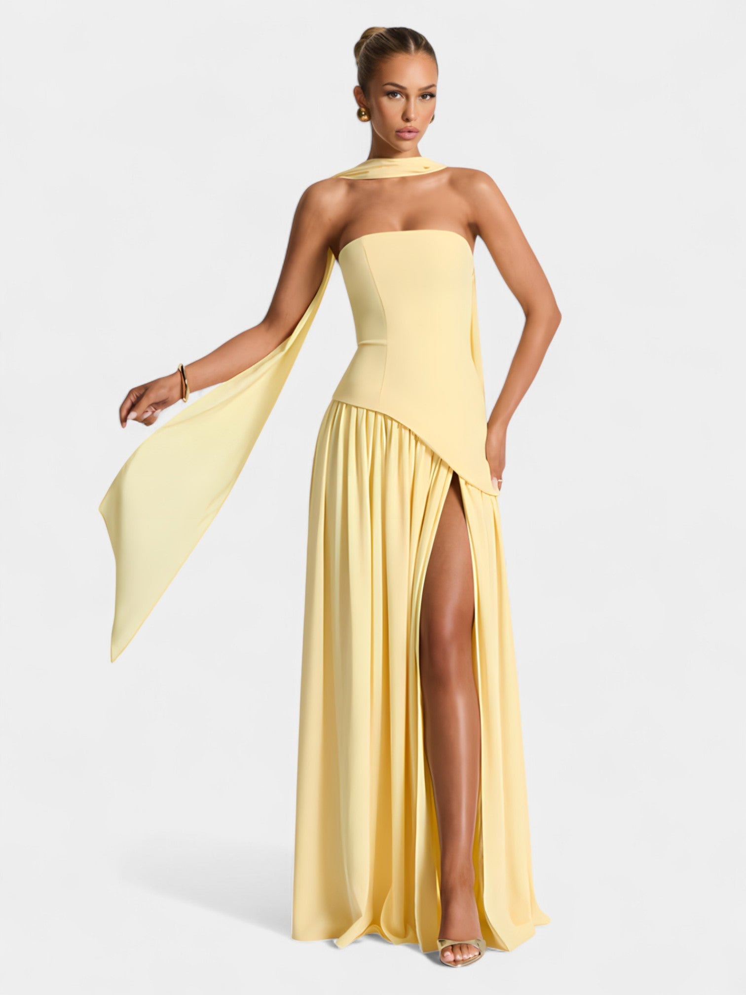 LIBERTY MAXI DRESS - COFFEE