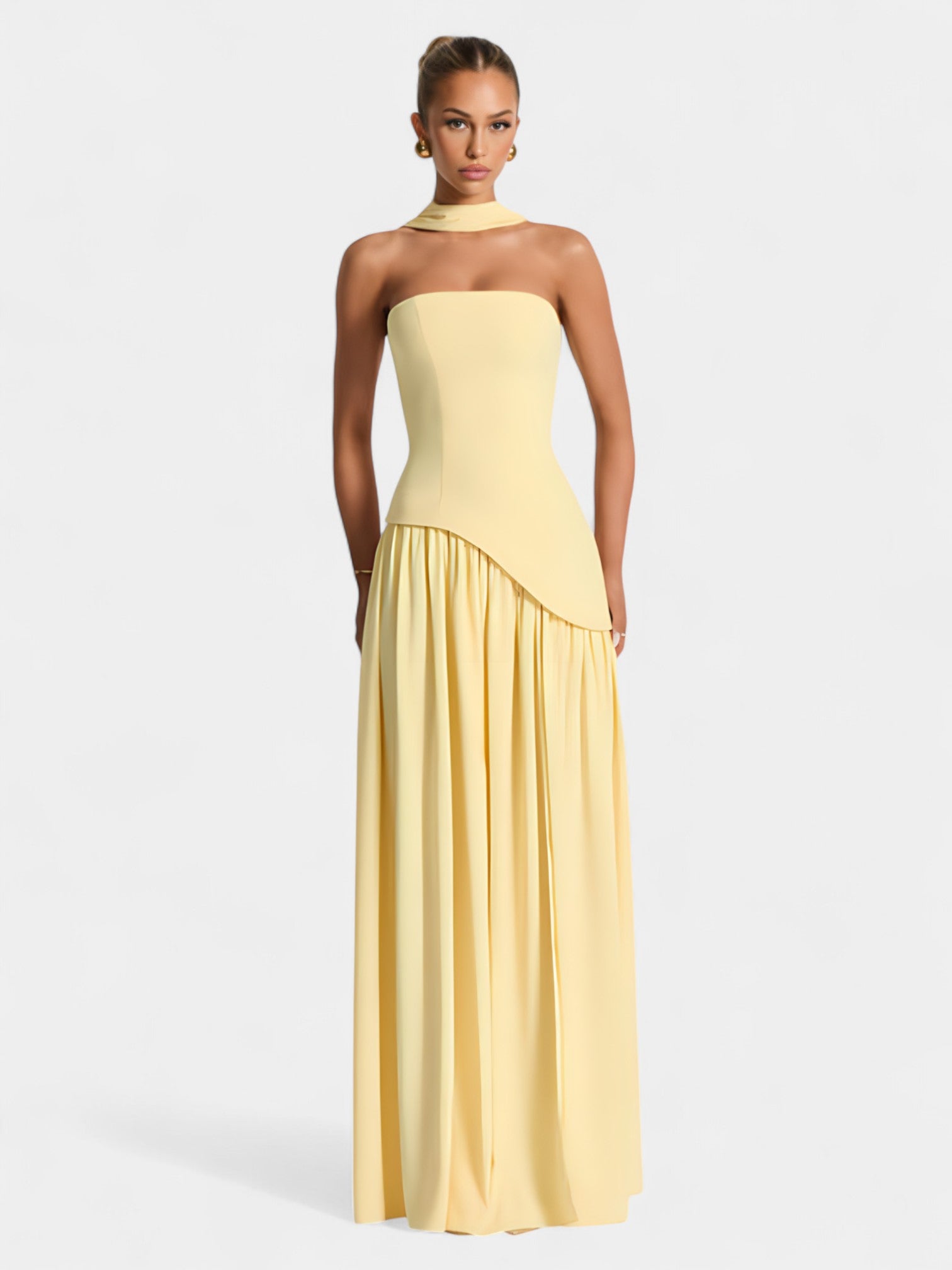 LIBERTY MAXI DRESS - COFFEE