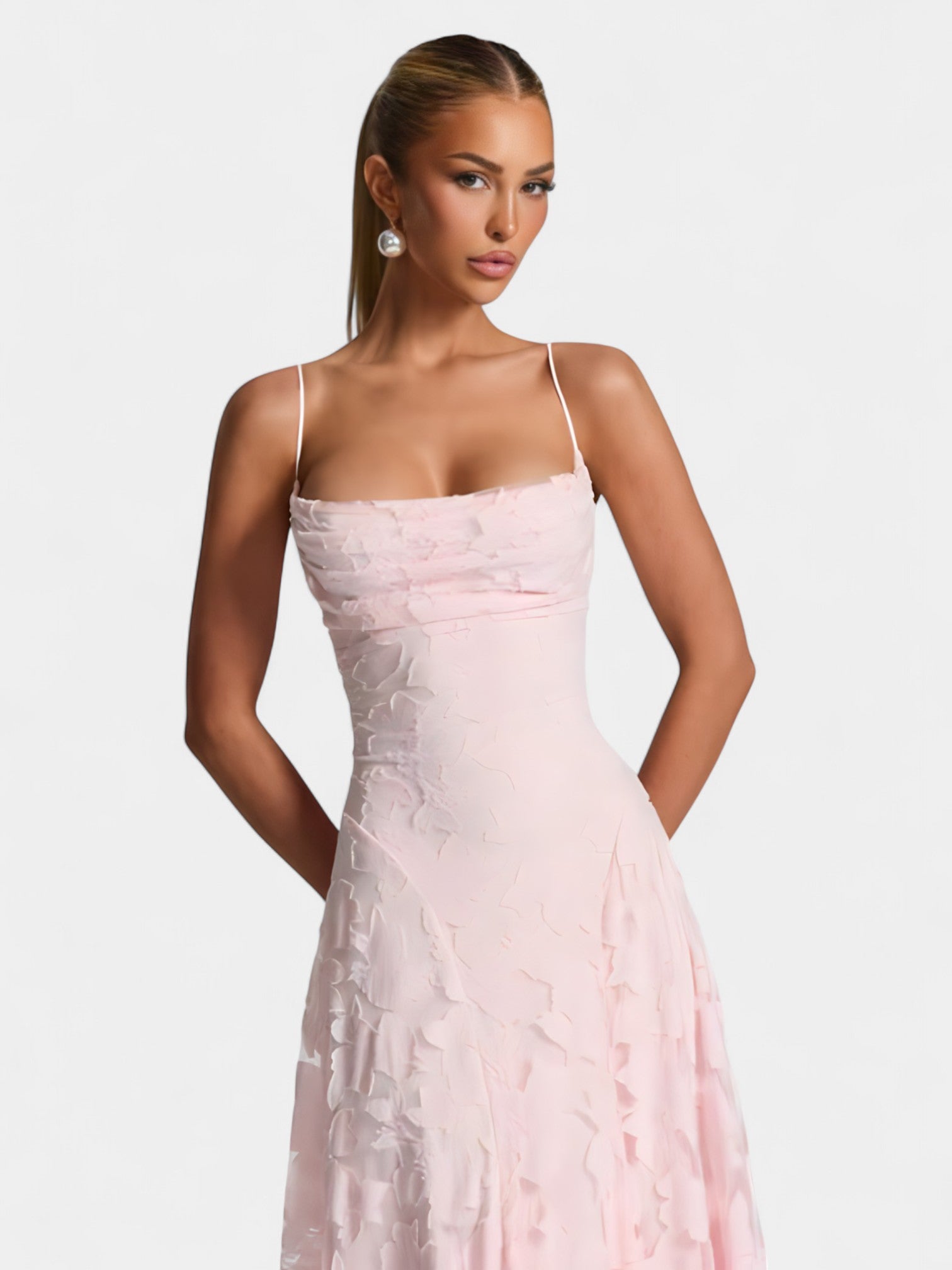 ADALIA MAXI DRESS - BLUSH