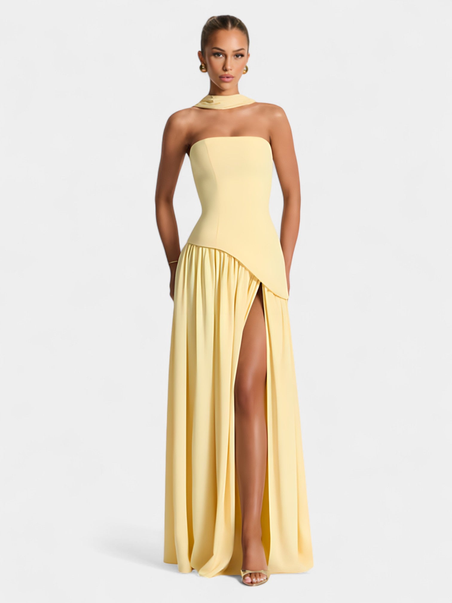 LIBERTY MAXI DRESS - COFFEE