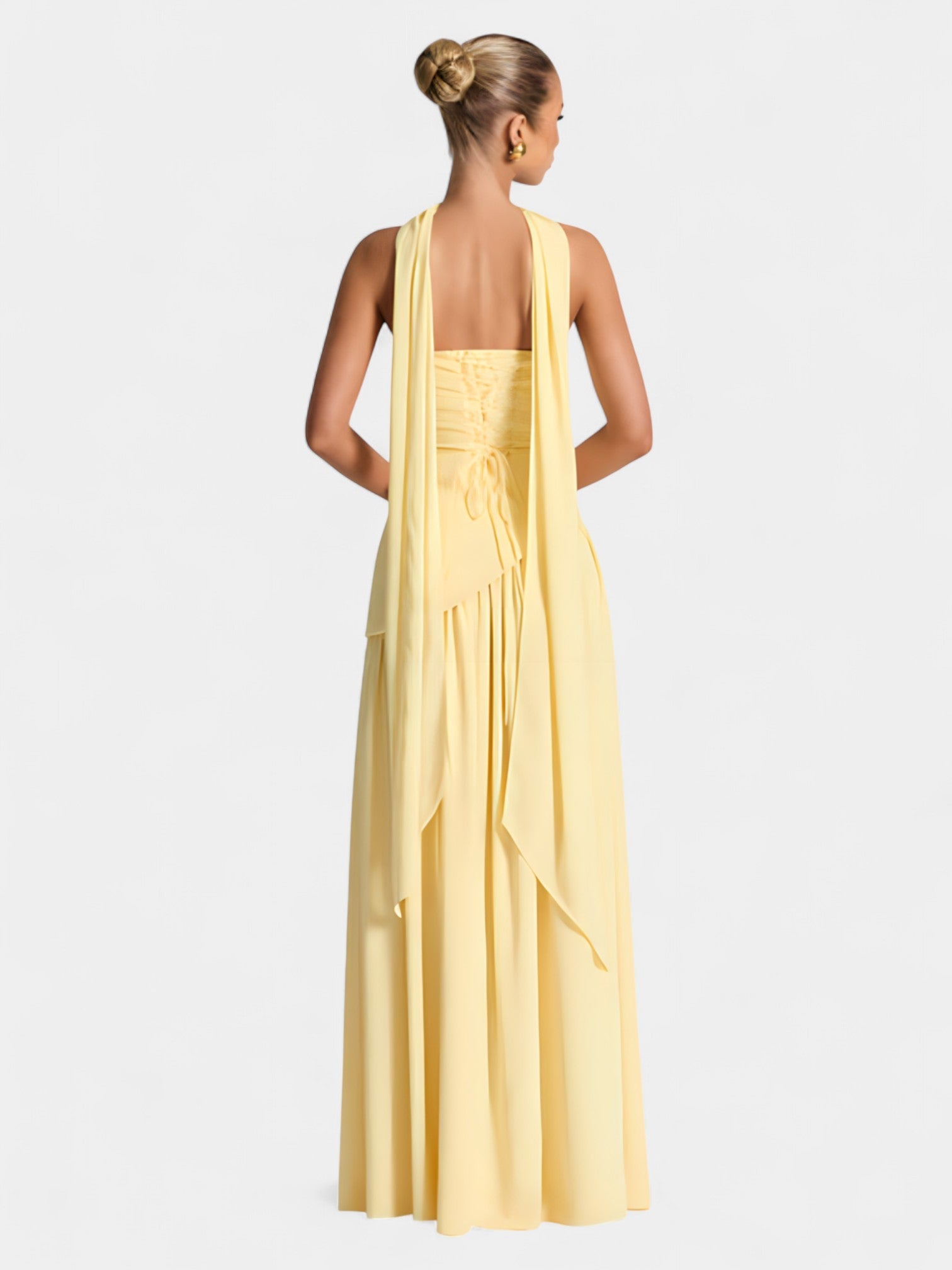 LIBERTY MAXI DRESS - COFFEE
