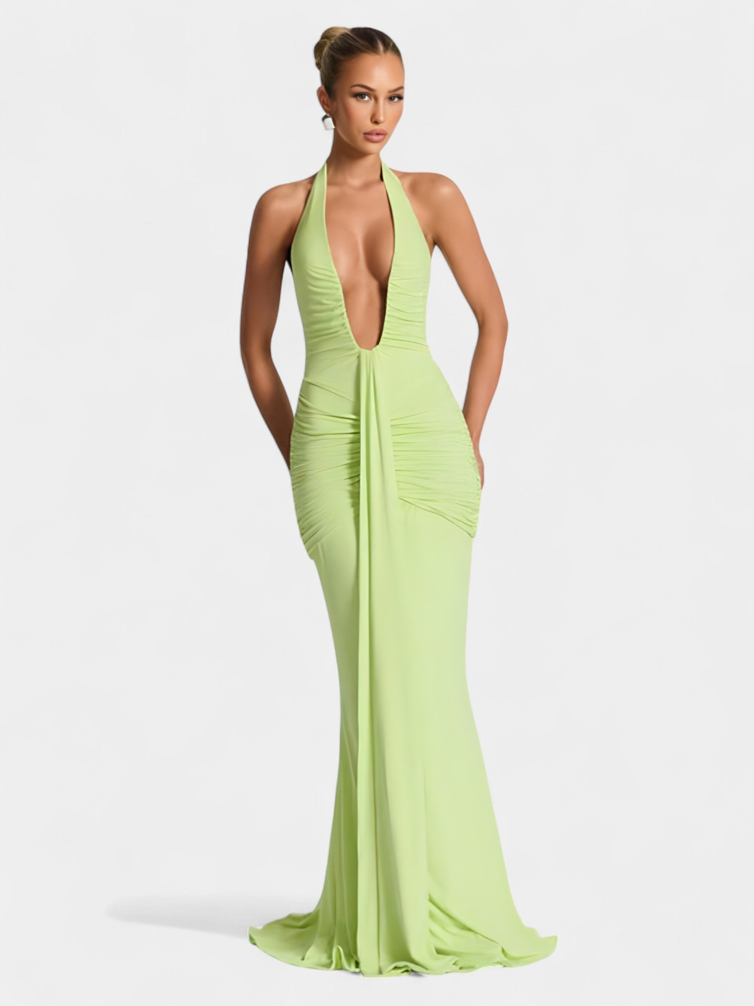 ADELAIDE MAXI DRESS - LIME