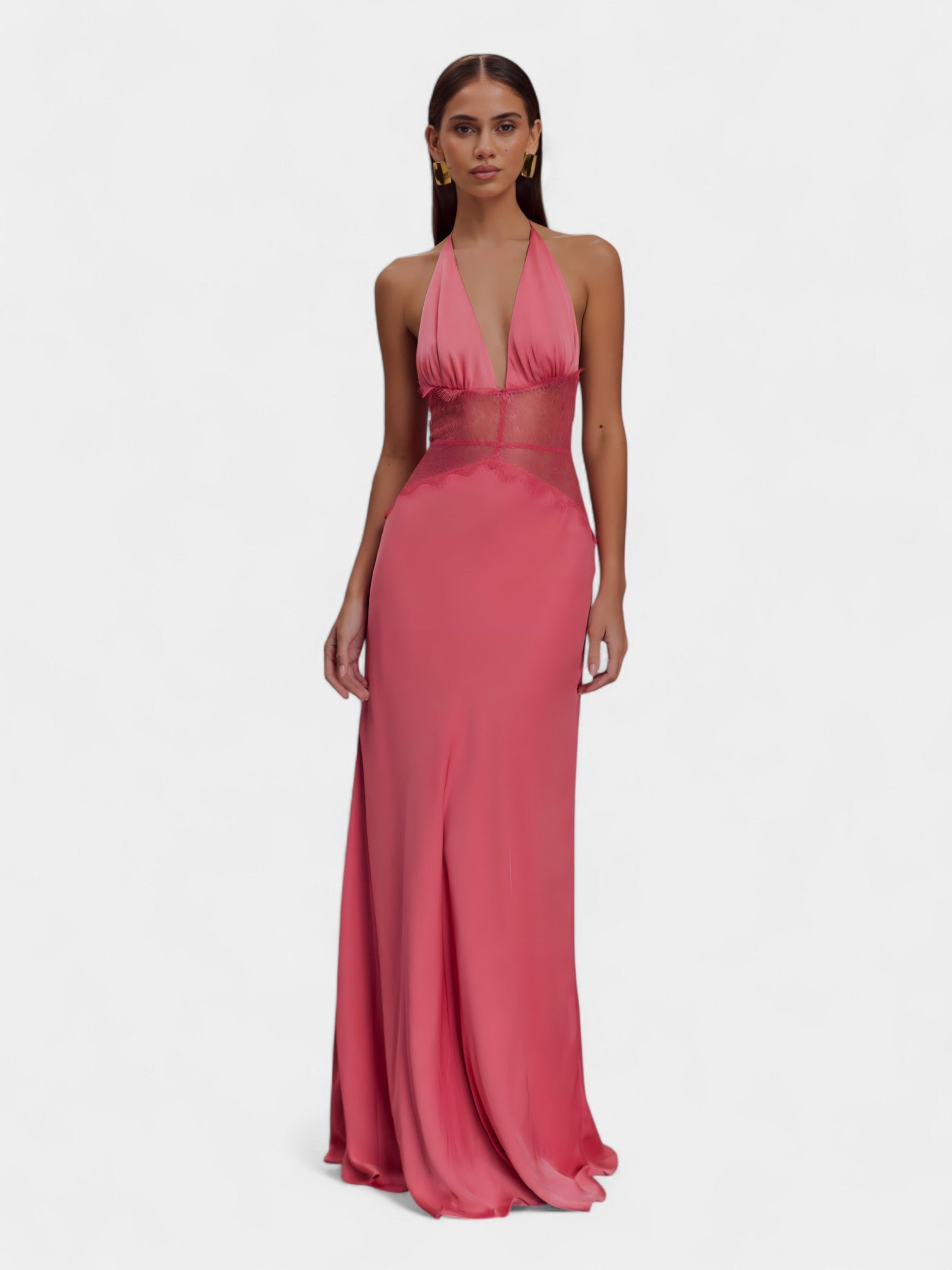 ETNA MAXI DRESS - BLACK / IVORY