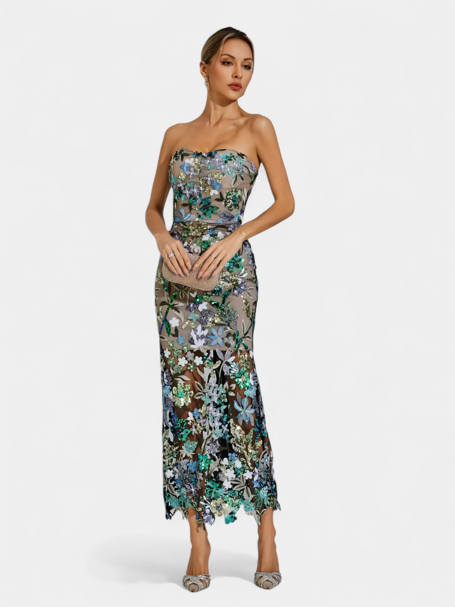 LORETTA MAXI DRESS - EMERALD