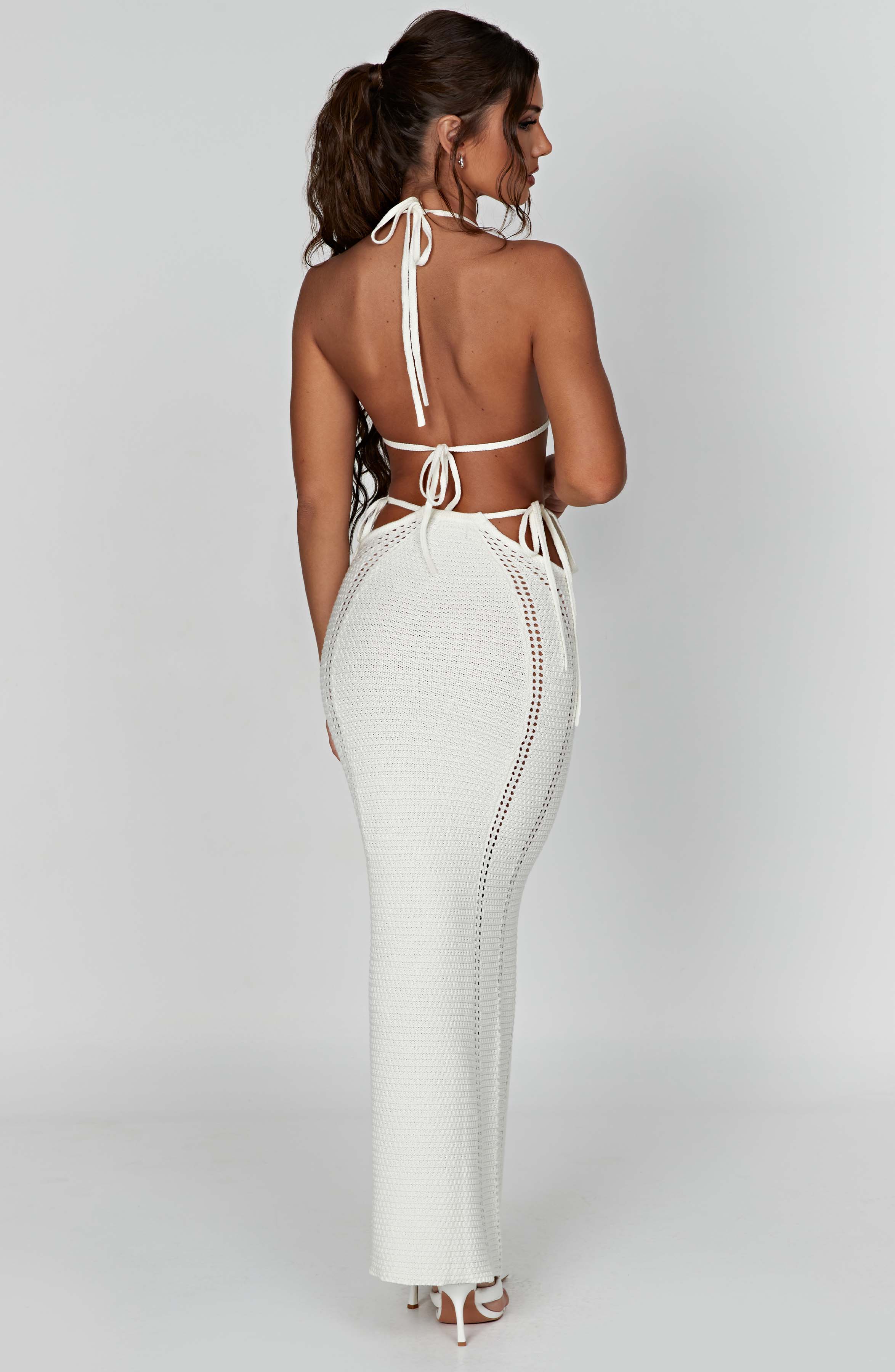 Jia Maxi Skirt - White