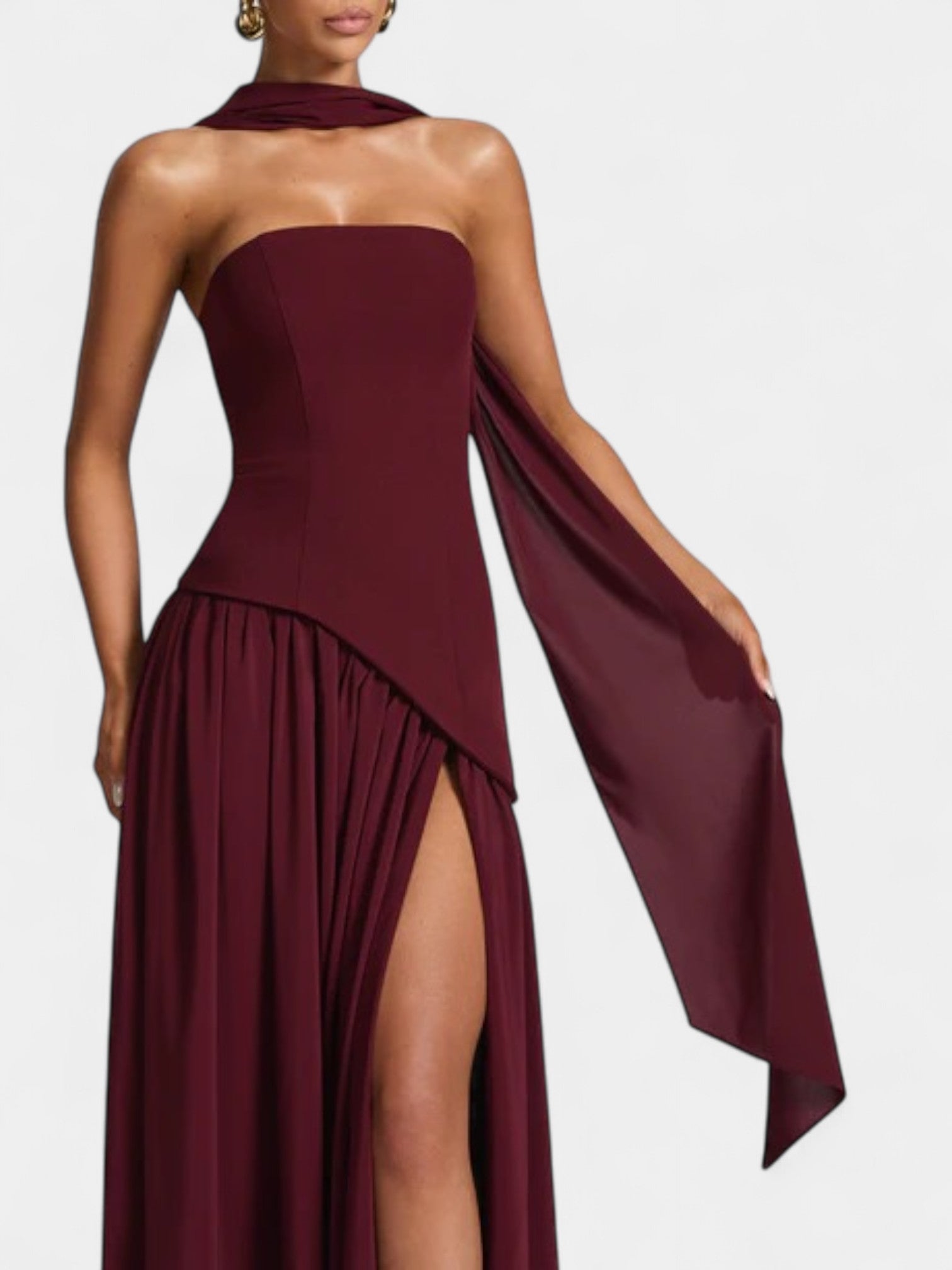 LIBERTY MAXI DRESS - COFFEE