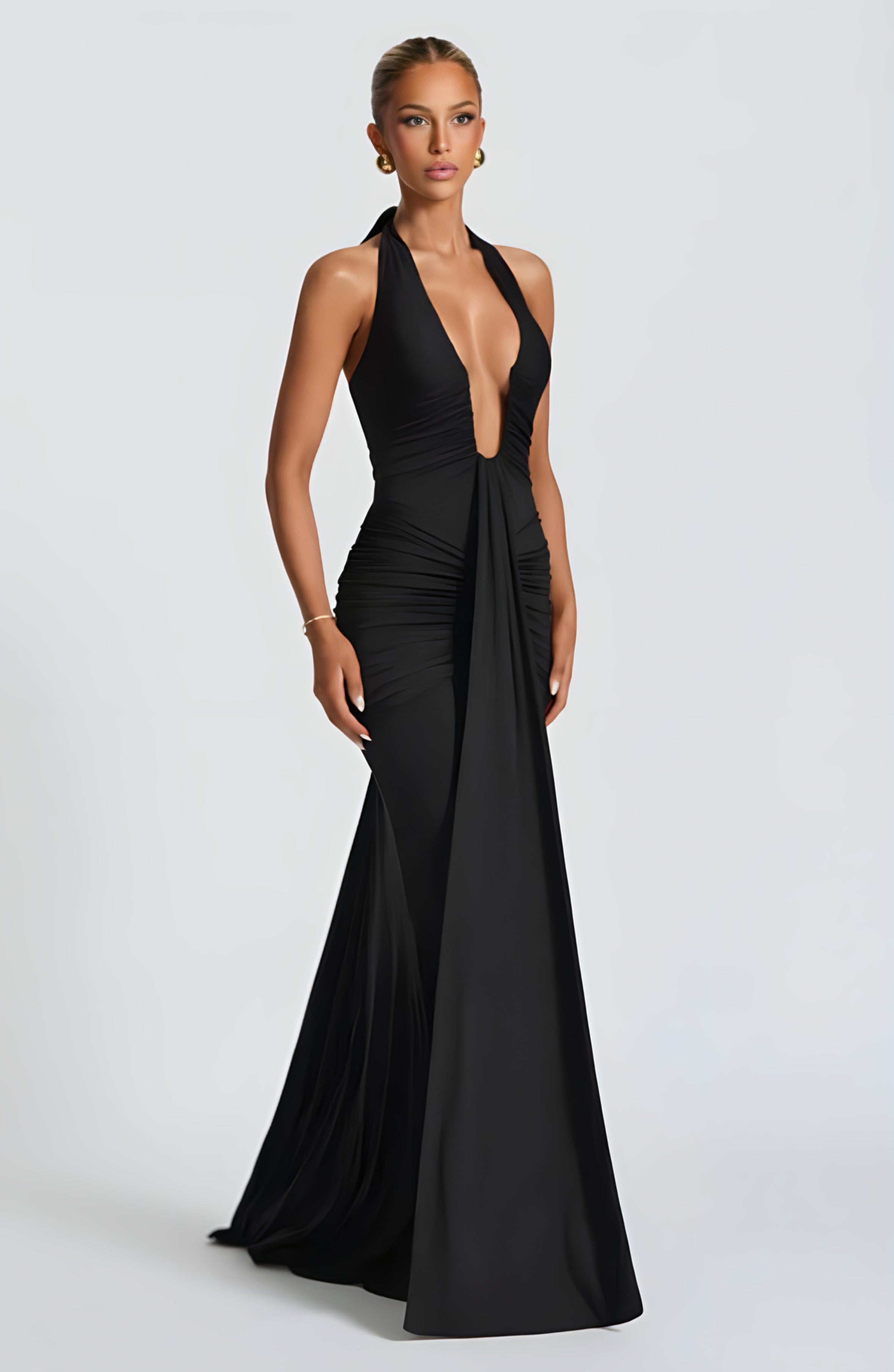ADELAIDE MAXI DRESS - AQUA