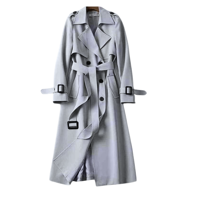 Elodie - Classic Longline Trench Coat