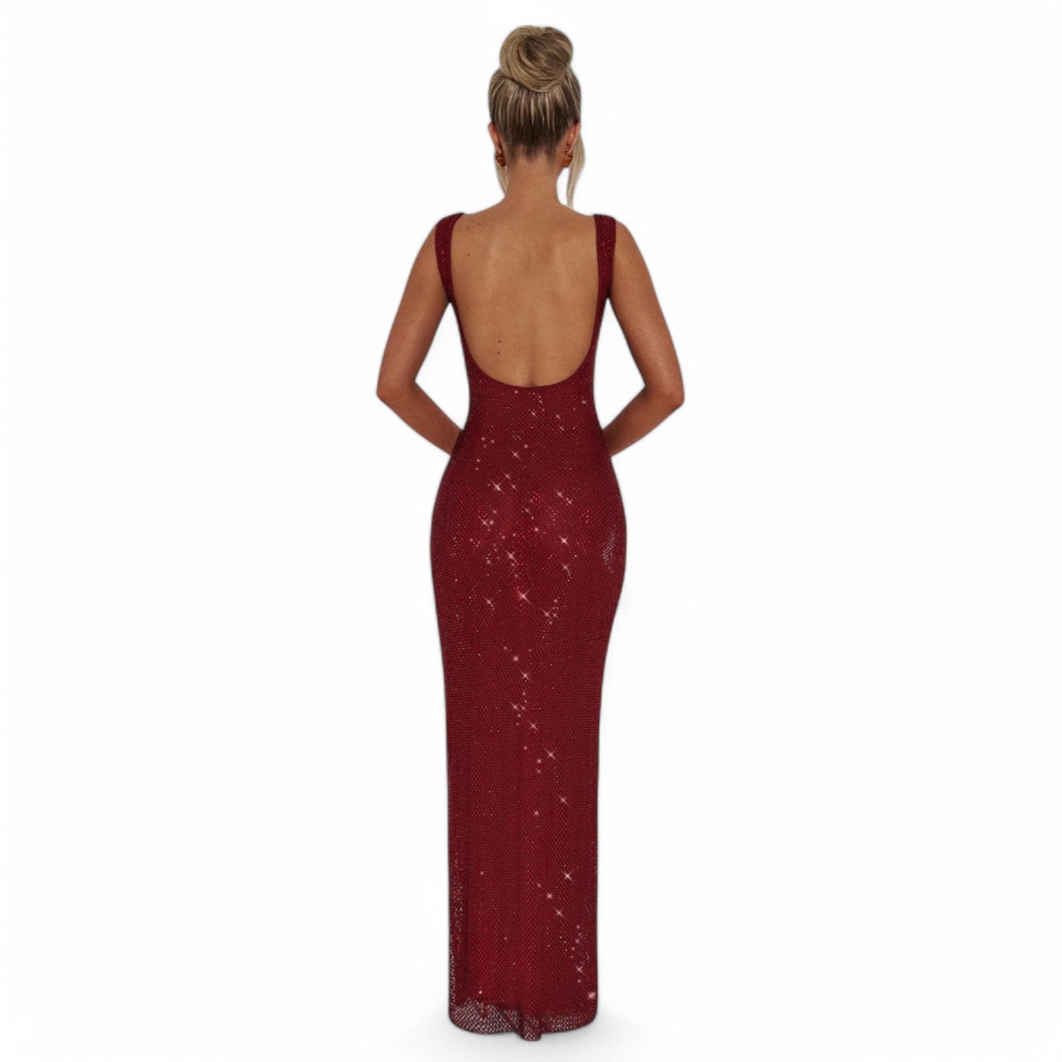 LANA MAXI DRESS - CHERRY