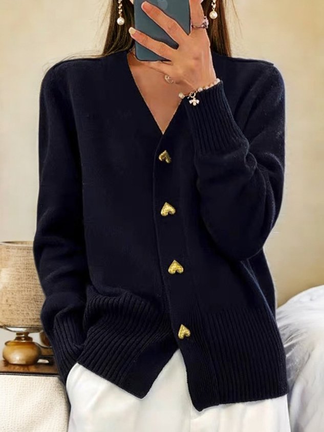 Armelle | Graceful Heartline Cardigan