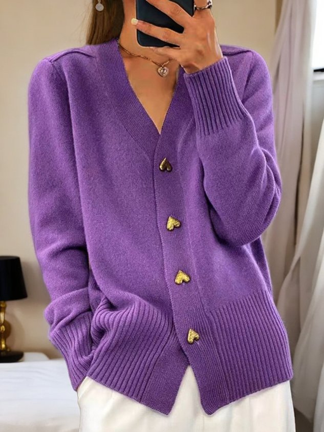 Armelle | Graceful Heartline Cardigan