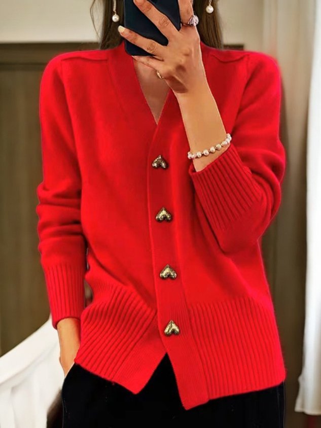 Armelle | Graceful Heartline Cardigan