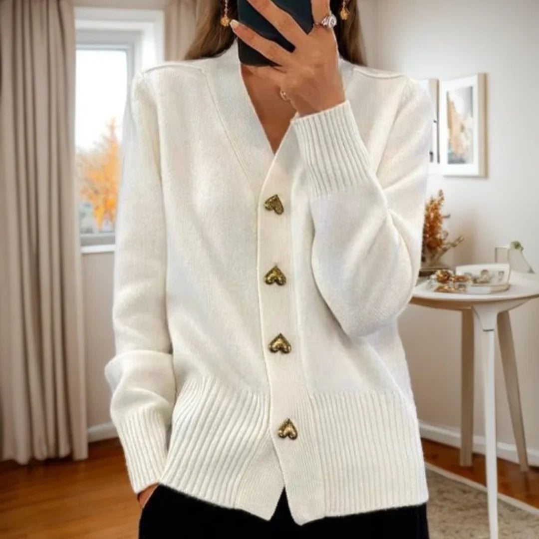 Armelle | Graceful Heartline Cardigan